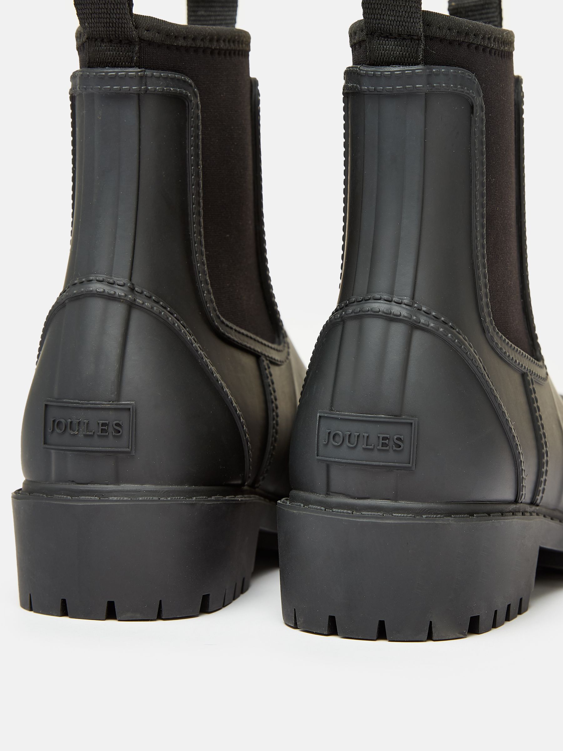Oakfield Black Short Neoprene-Lined Ankle Wellies - Image 5 of 6
