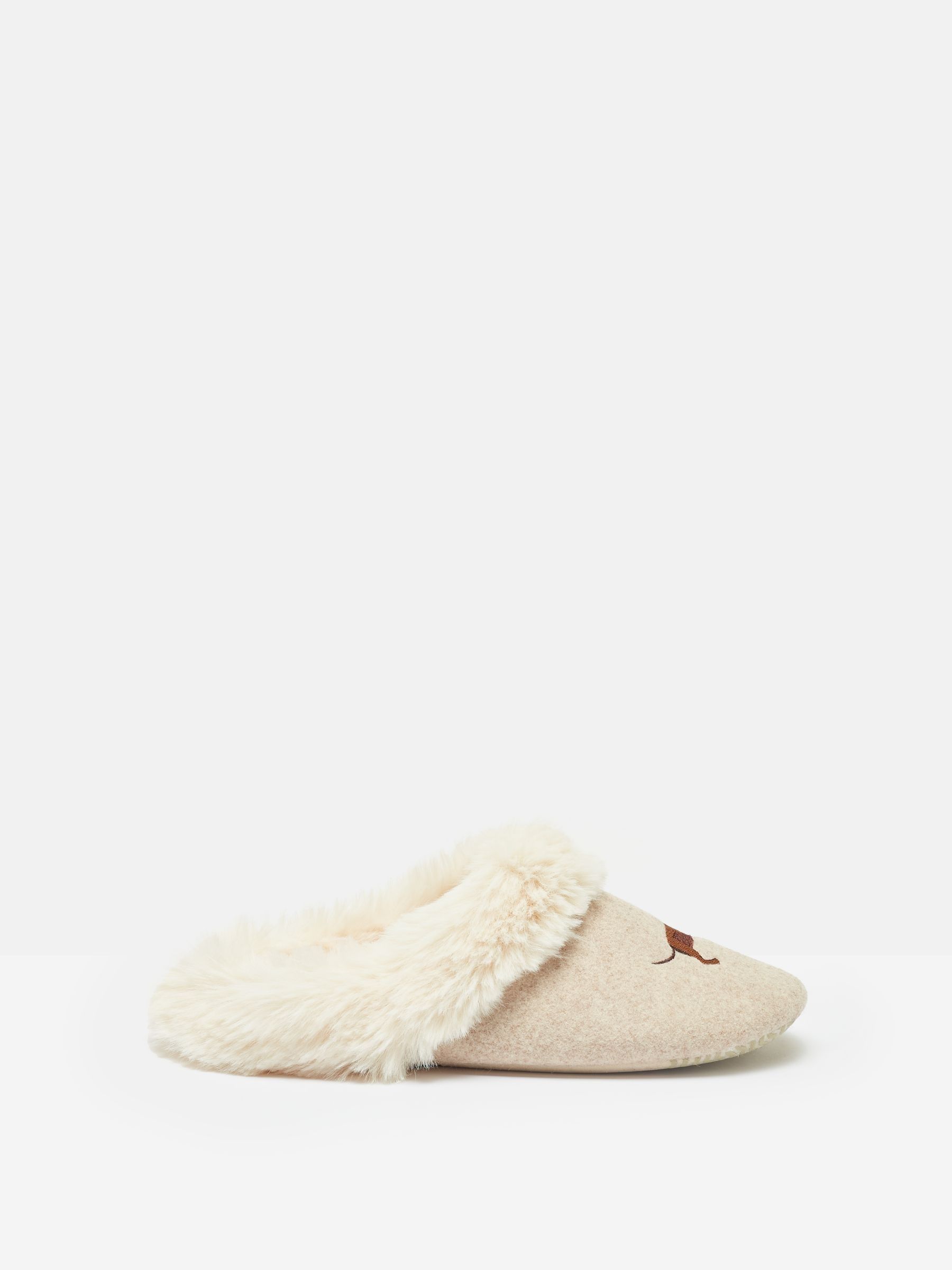 Slippet Luxe Natural Dachshund Embroided Slippers - Image 2 of 7