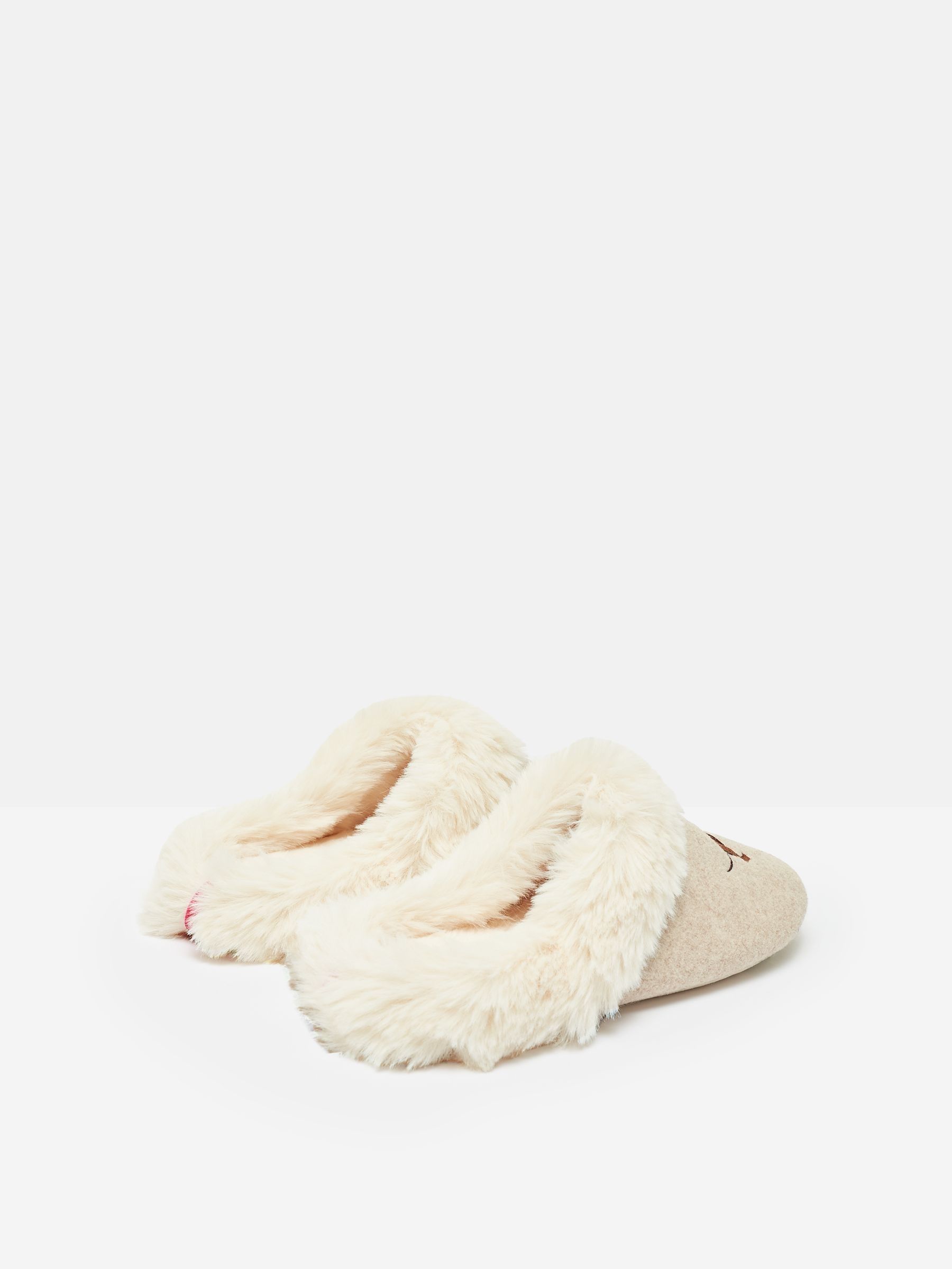 Slippet Luxe Natural Dachshund Embroided Slippers - Image 4 of 7