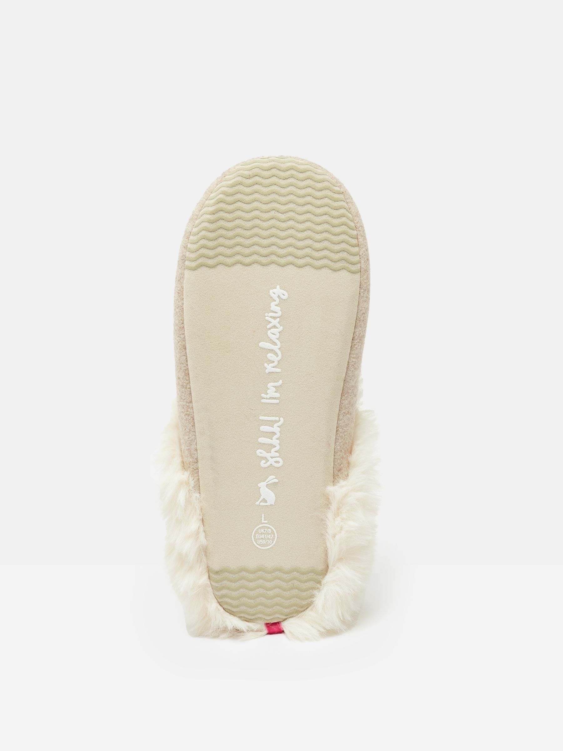 Slippet Luxe Natural Dachshund Embroided Slippers - Image 6 of 7