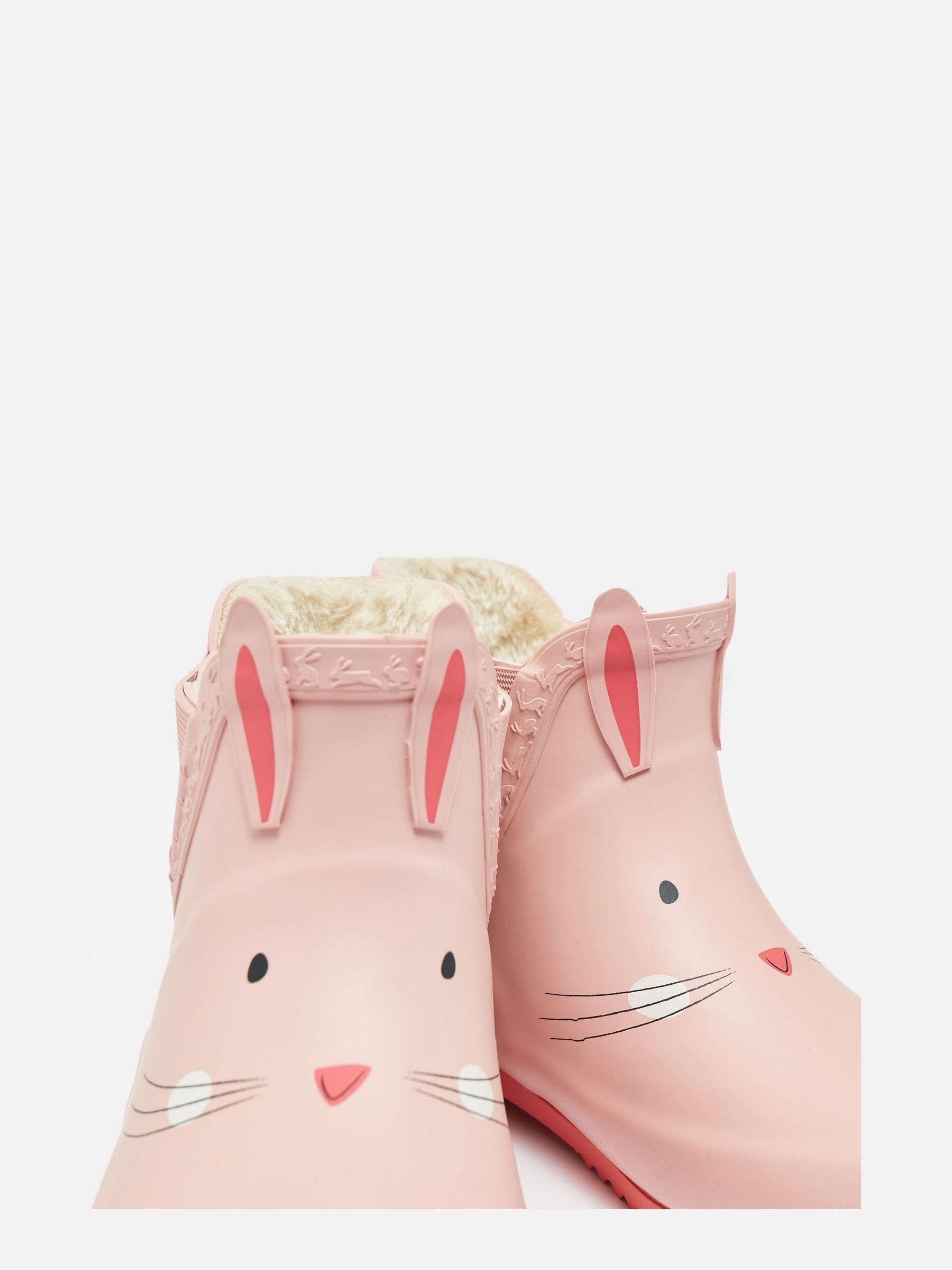 Kids' Pink Character Fleece Lined Ankle Wellies - Image 6 of 6