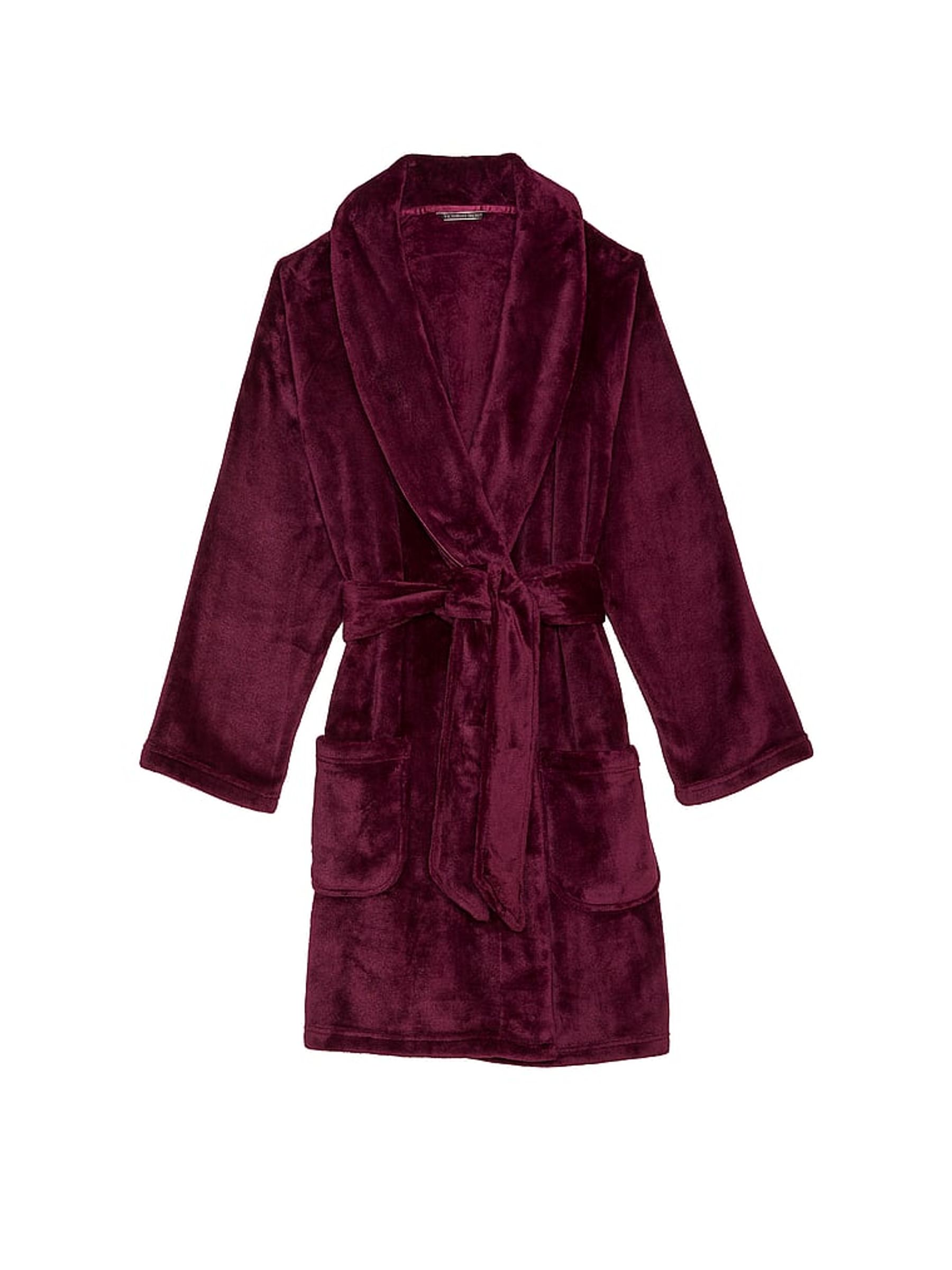 Kir Red Cosy Short Dressing Gown - Image 3 of 3