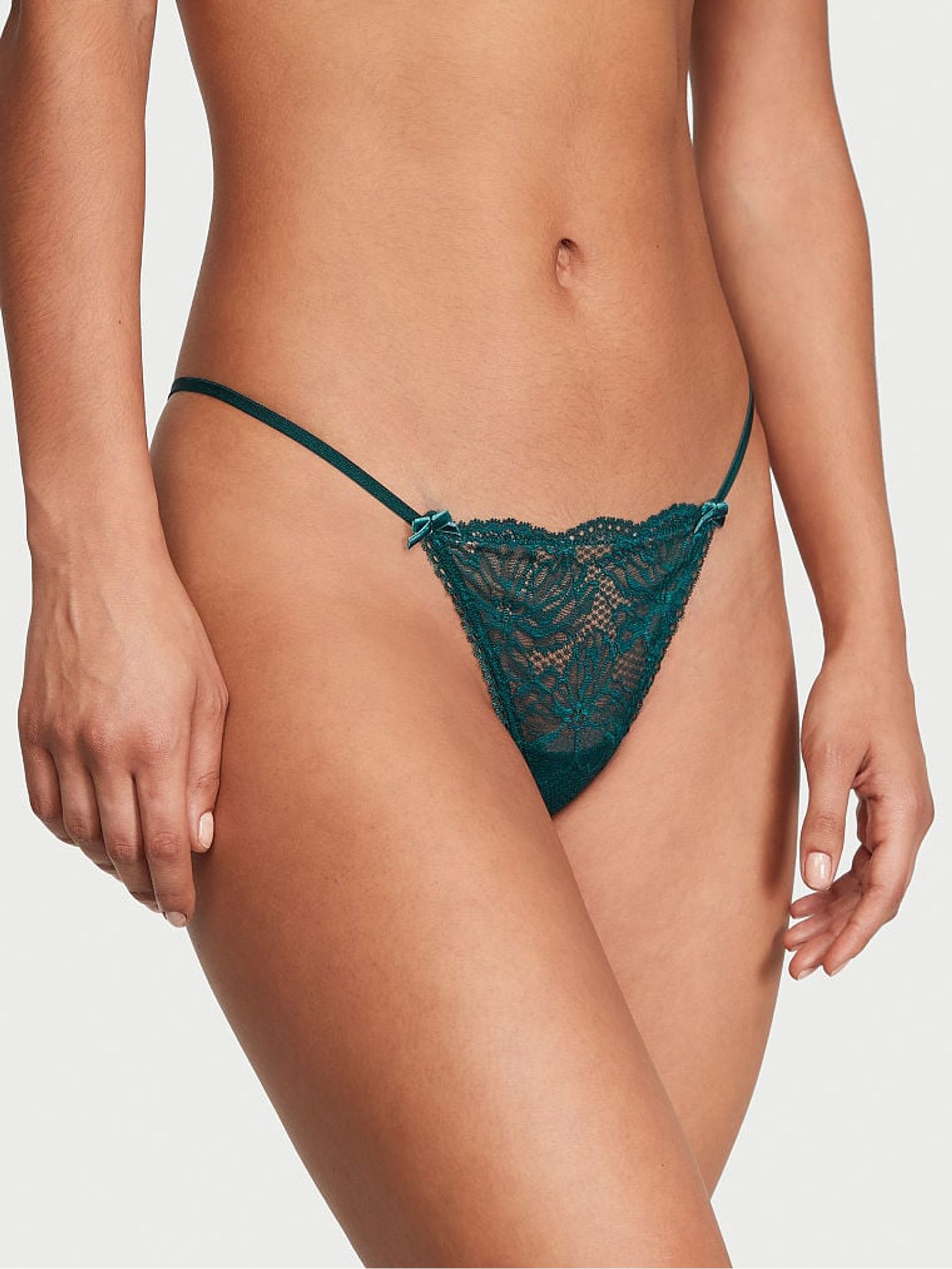 Black Ivy Smooth G String Knickers - Image 1 of 3 Black Ivy Smooth G String Knickers - Image 1 of 3