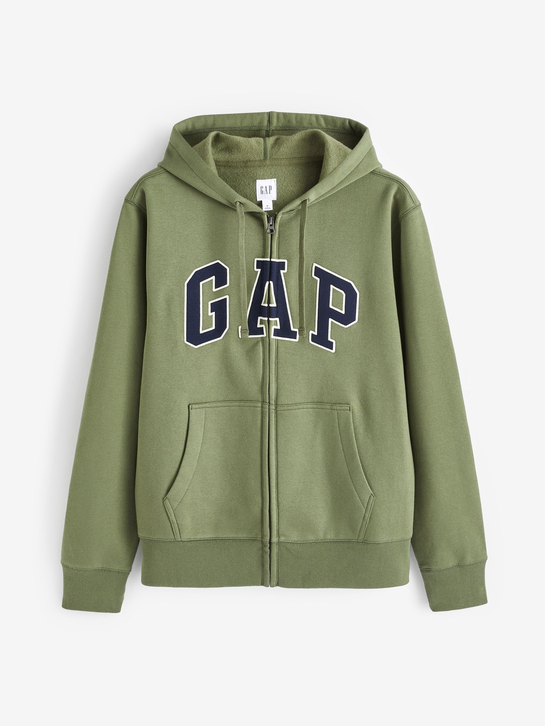 Green Logo Zip Up Hoodie - Image 1 of 1