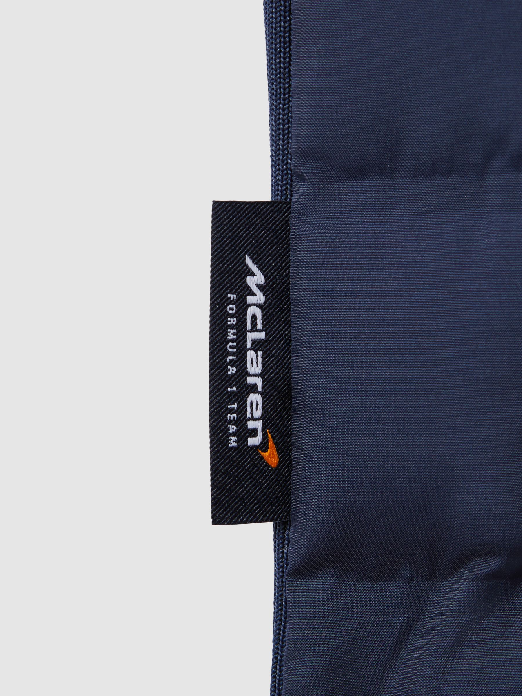McLaren F1 Hybrid Quilt and Knit Gilet in Airforce Blue - Image 7 of 8