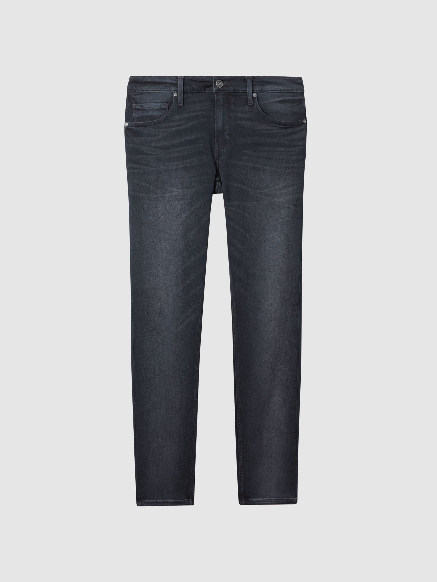 Paige High Stretch Super Skinny Jeans in Wheeler Blue - Image 2 of 5