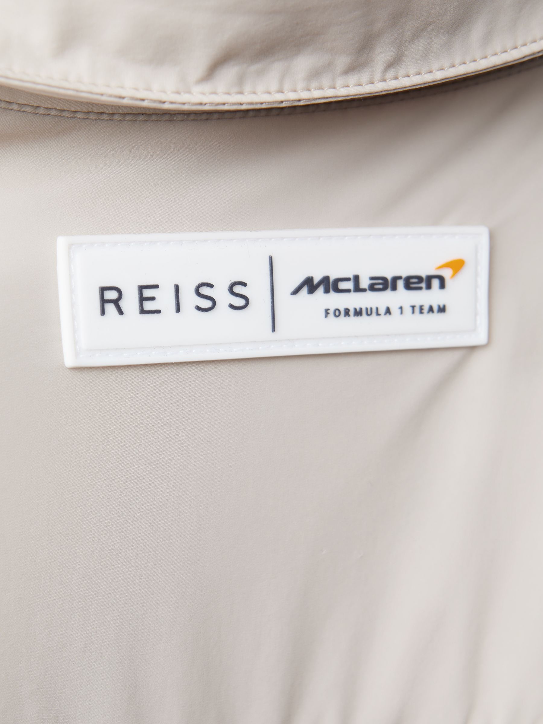 McLaren F1 Technical Press-Stud Jacket in Stone - Image 7 of 7