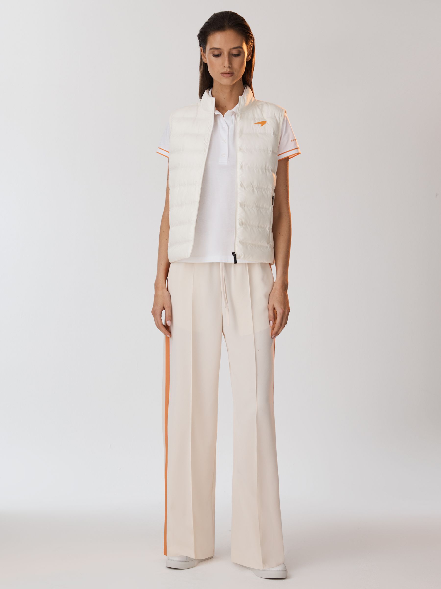 McLaren F1 Hybrid Quilt and Knit Gilet in White - Image 3 of 8