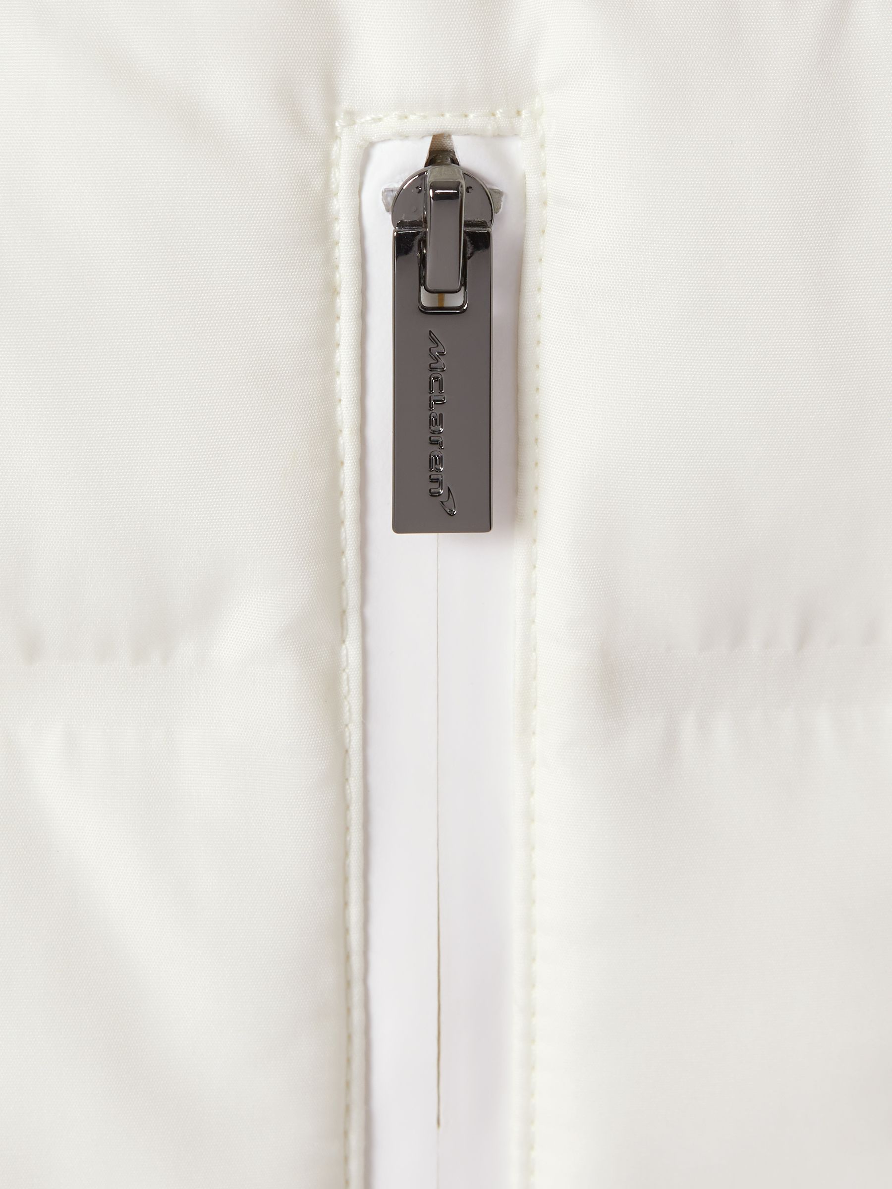 McLaren F1 Hybrid Quilt and Knit Gilet in White - Image 7 of 8
