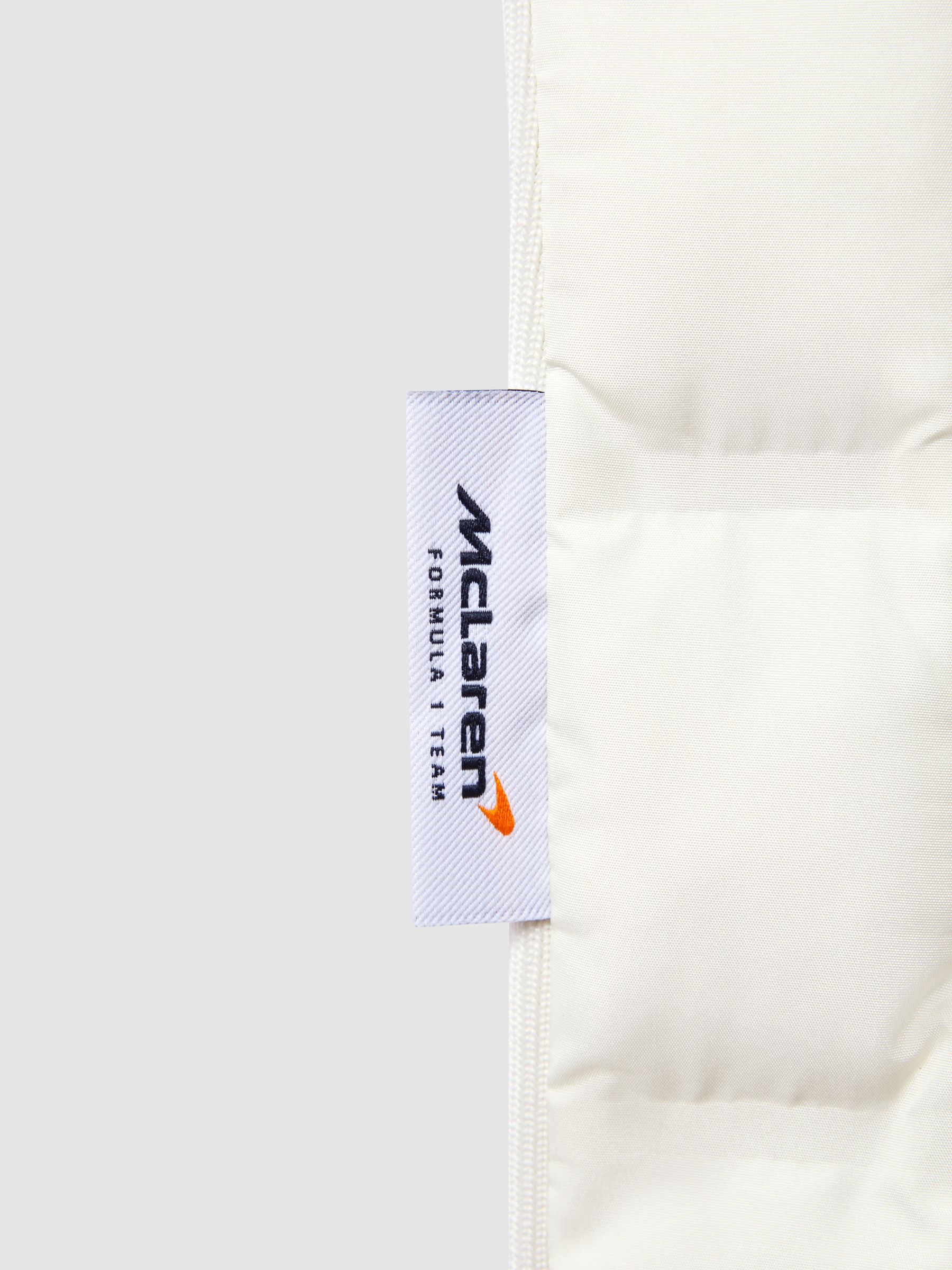 McLaren F1 Hybrid Quilt and Knit Gilet in White - Image 8 of 8