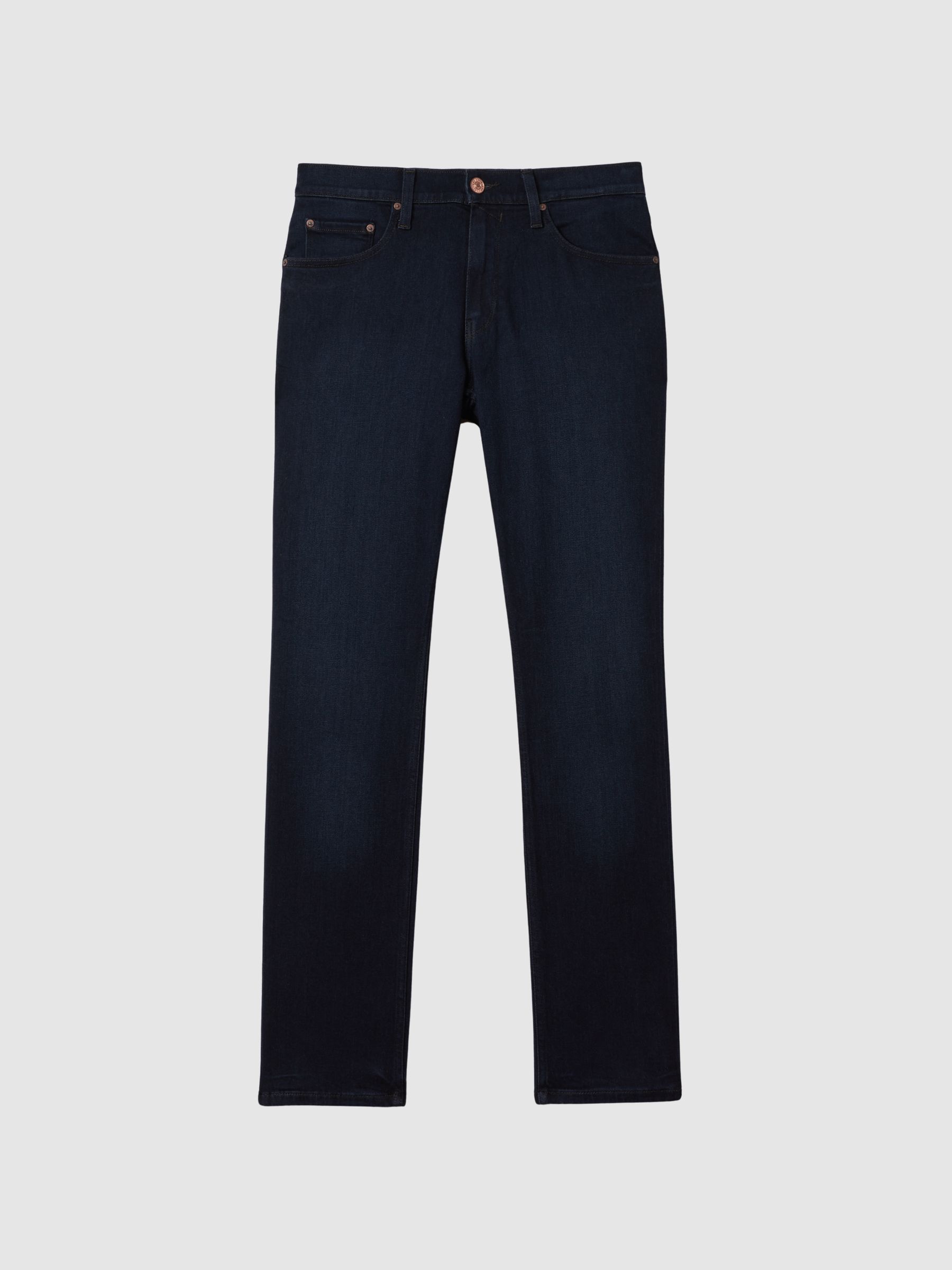 Paige Straight Leg Jeans in Schwartz Blue - Image 2 of 6