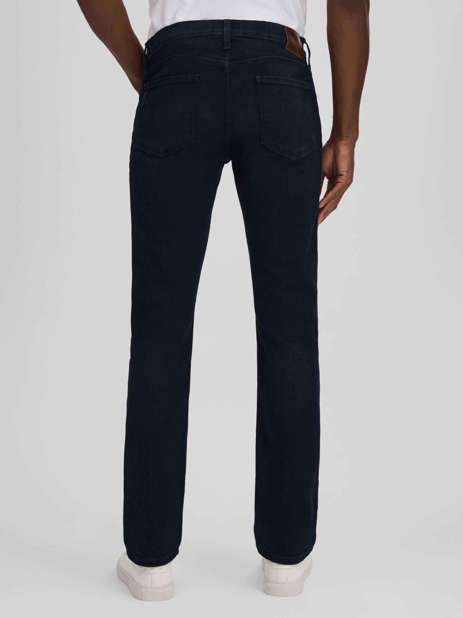 Paige Straight Leg Jeans in Schwartz Blue - Image 5 of 6