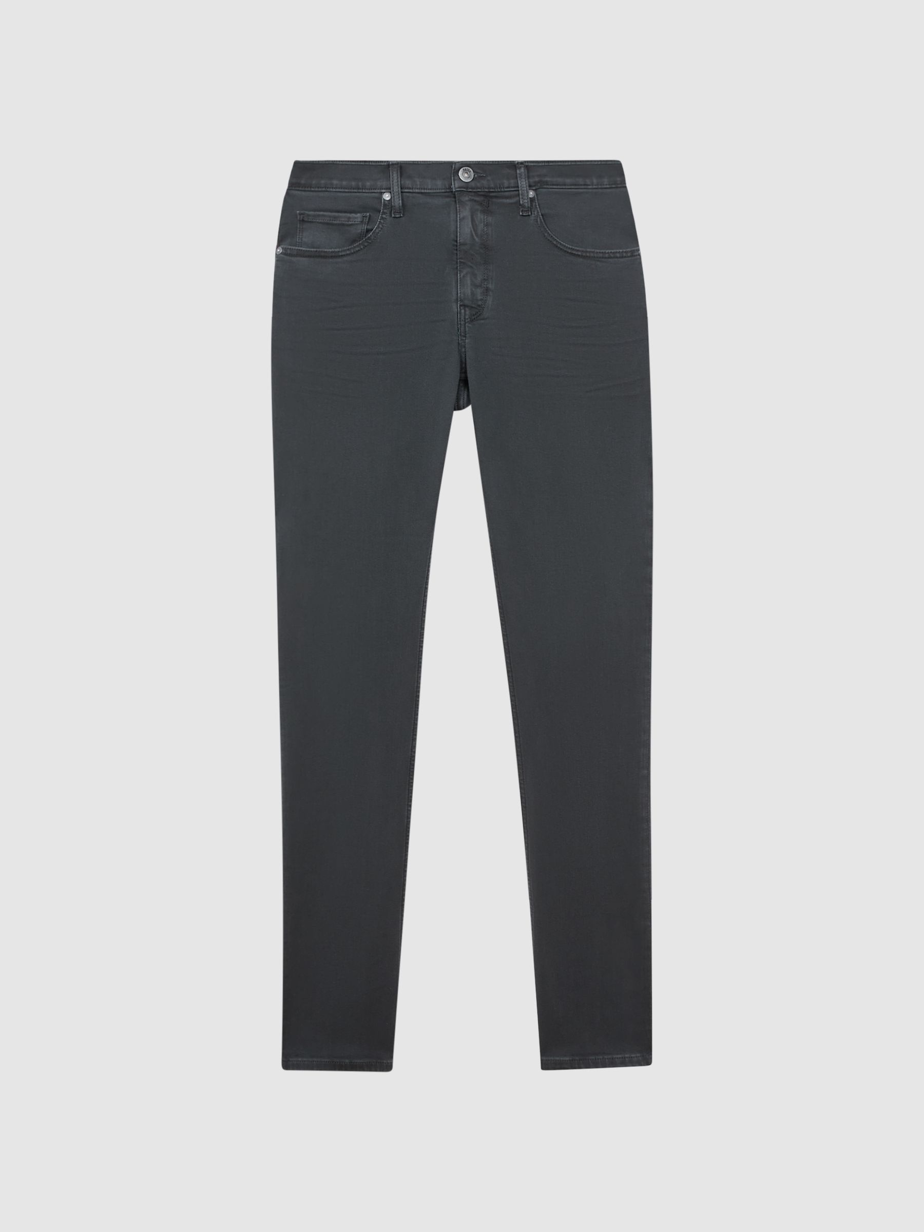 Paige High Slim Fit Stretch Jeans in Vintage Midnight Thistle - Image 2 of 4