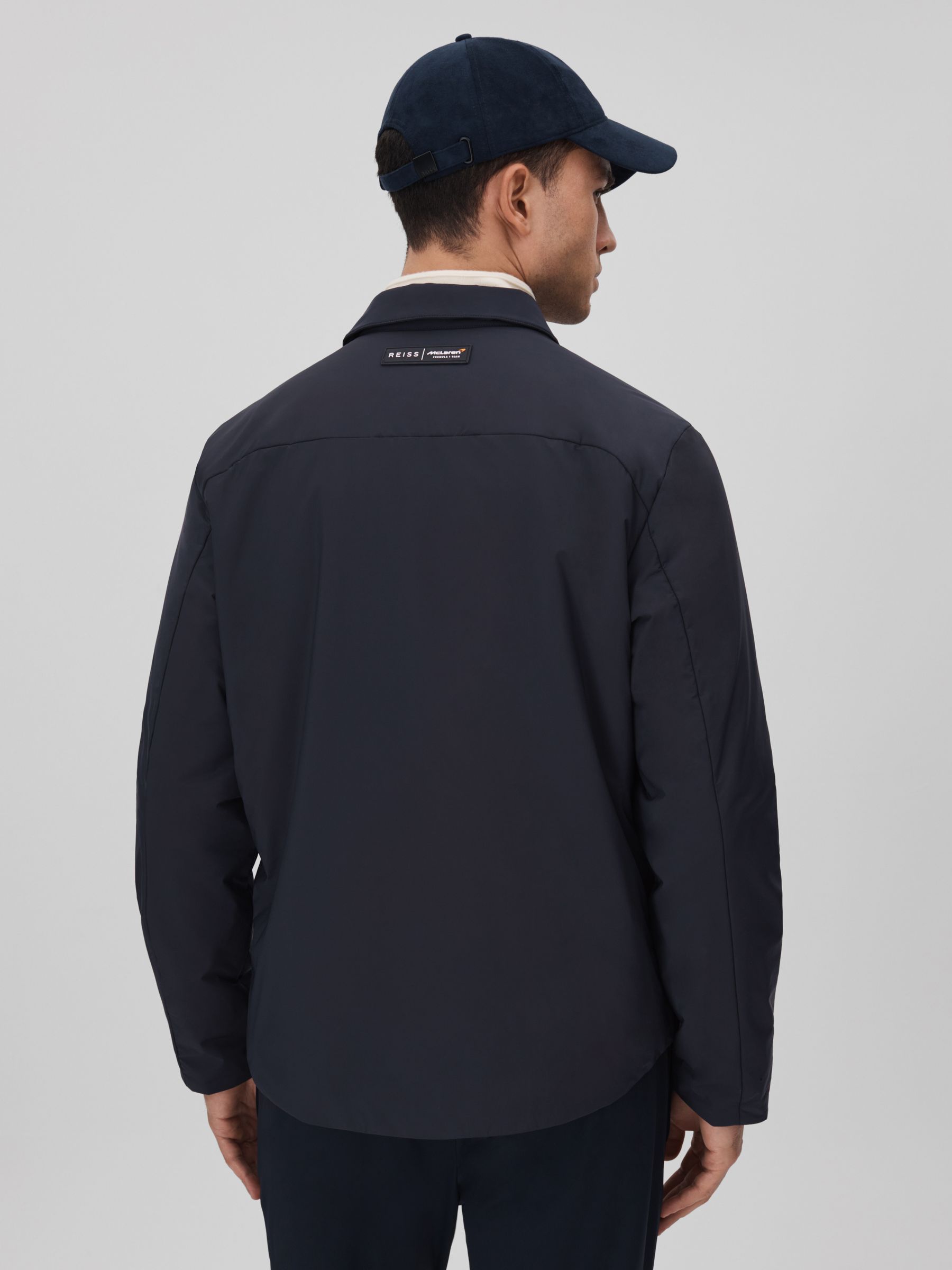 McLaren F1 Technical Press-Stud Jacket in Navy - Image 5 of 6