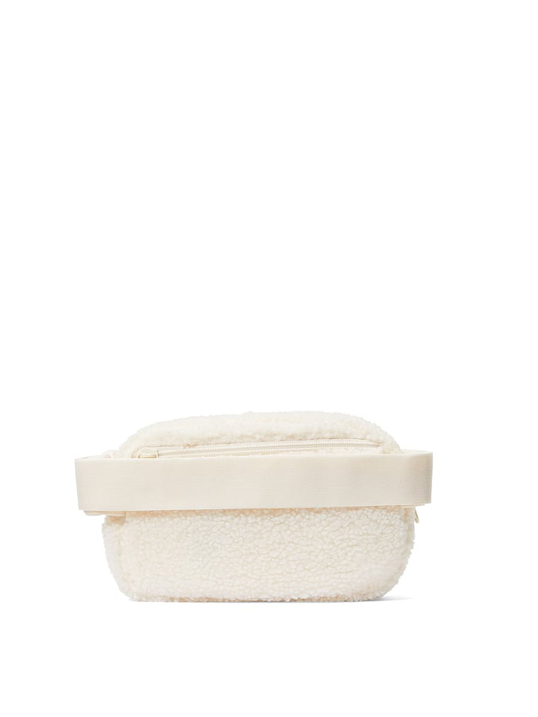 Creamer White Cosy Plush Belt Bag - Image 2 of 3