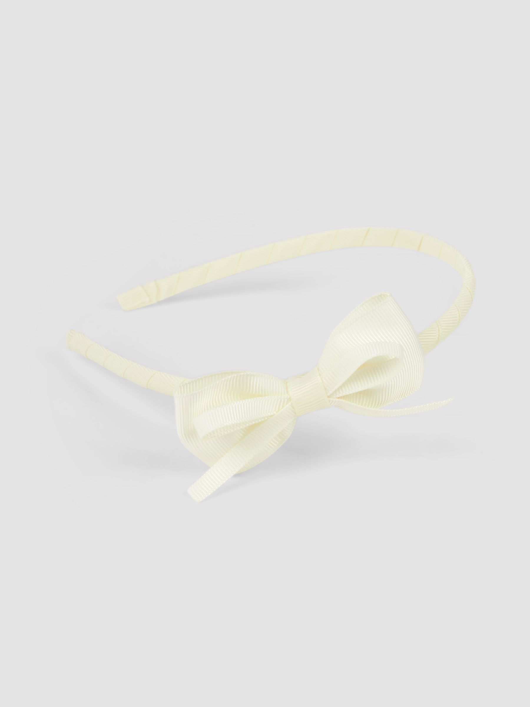 Cream Bow Hairband & Clips Set - Image 3 of 5