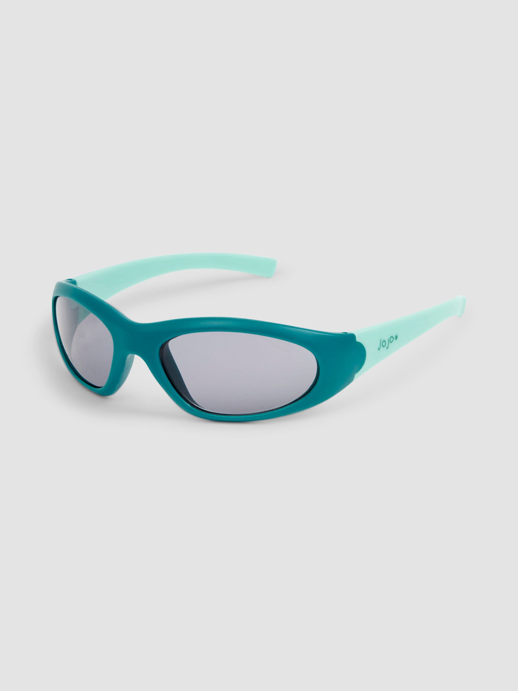 Teal Colour Block Sunglasses - Image 1 of 2