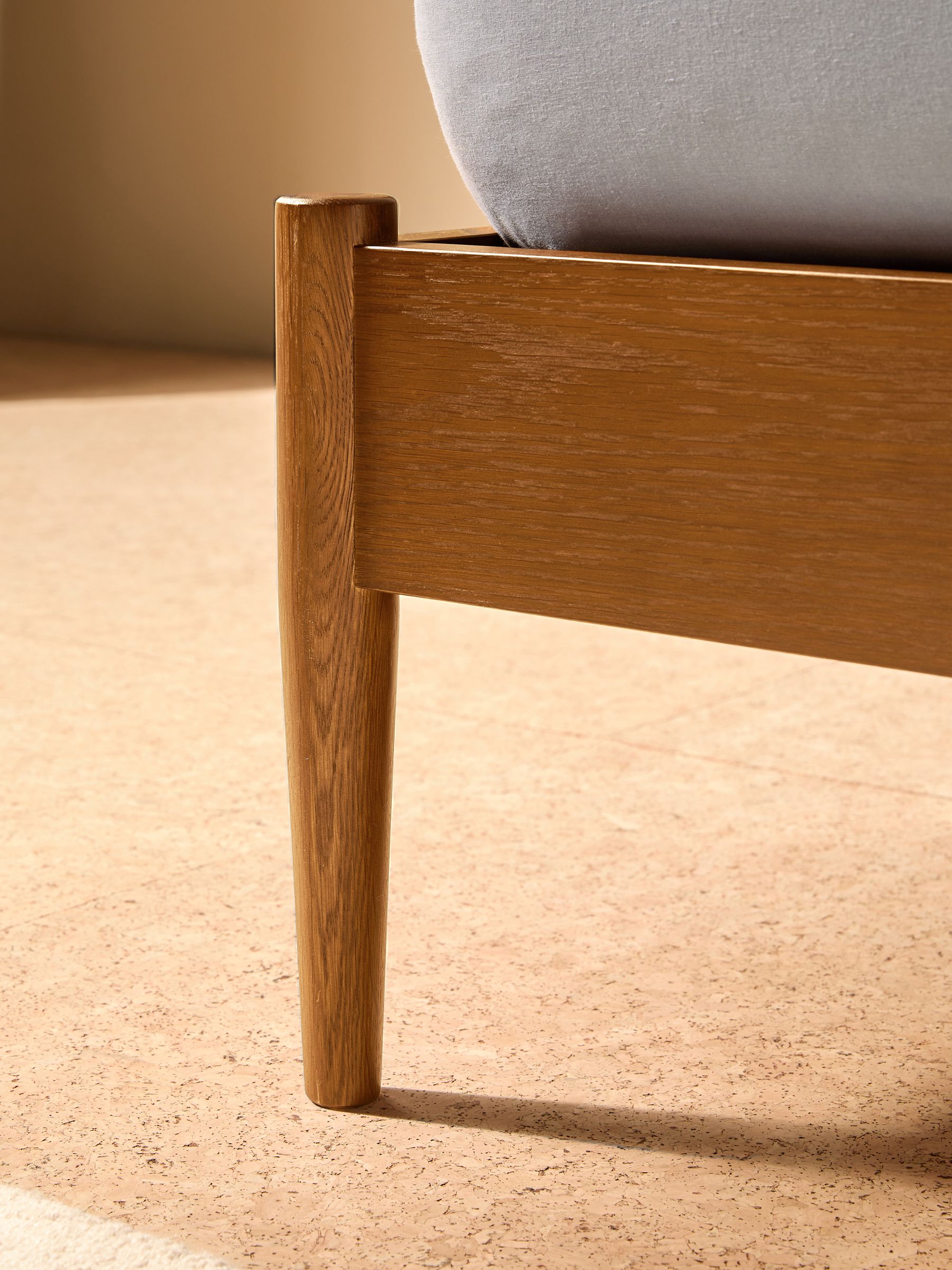 Penn Bed in Dark Natural - Image 3 of 6