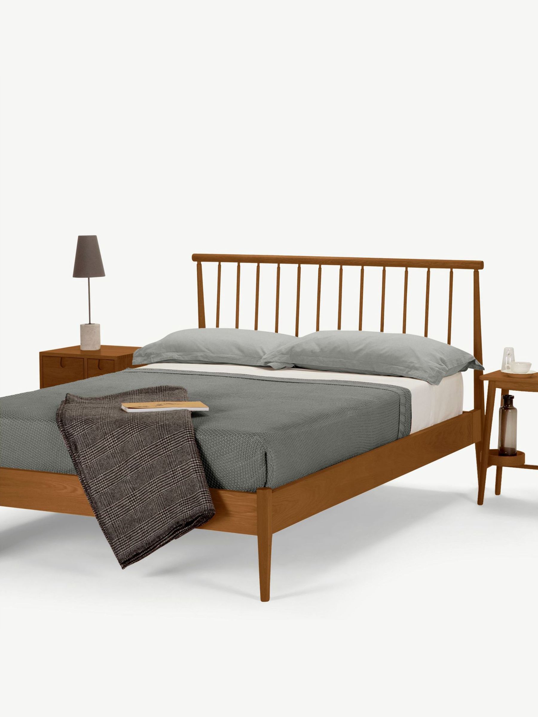 Penn Bed in Dark Natural - Image 4 of 6