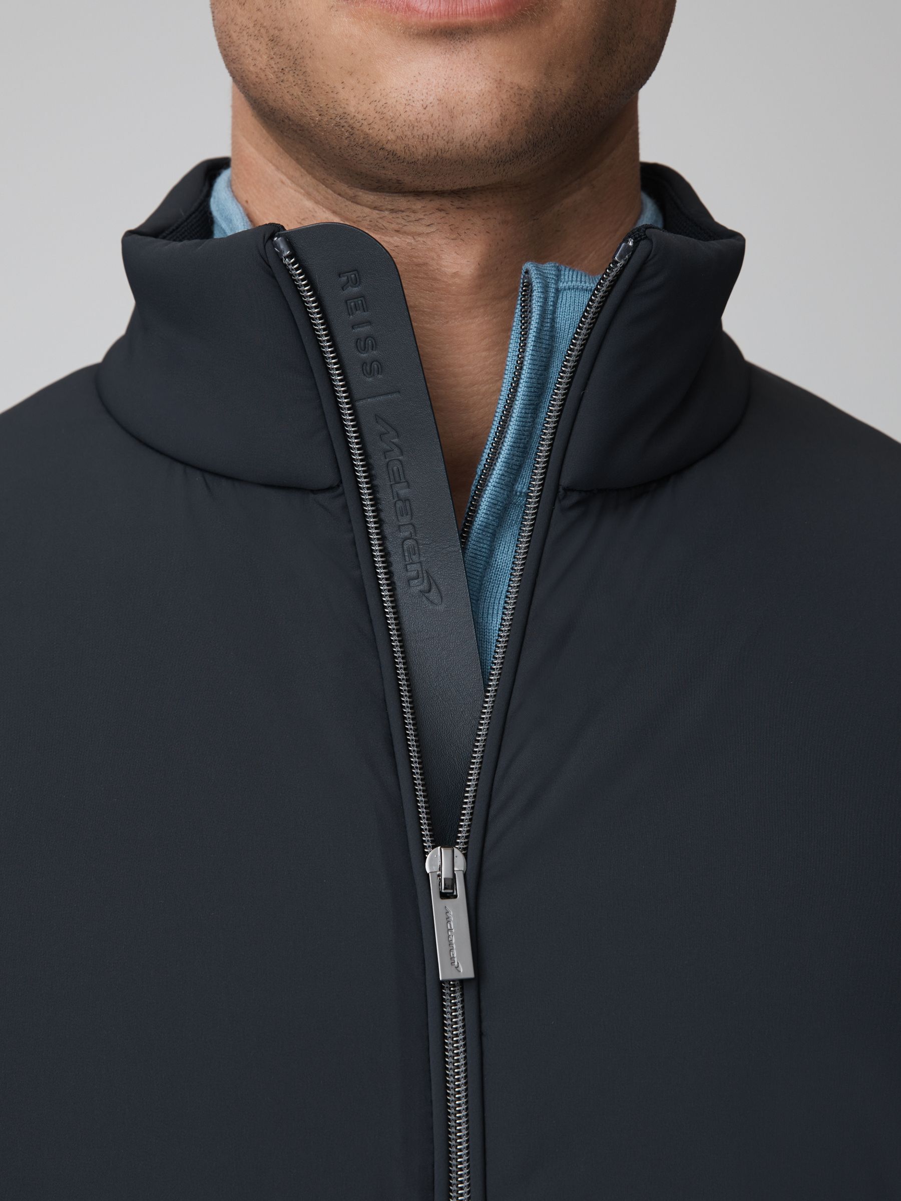 McLaren F1 Hybrid Funnel Neck Jacket in Navy - Image 4 of 10