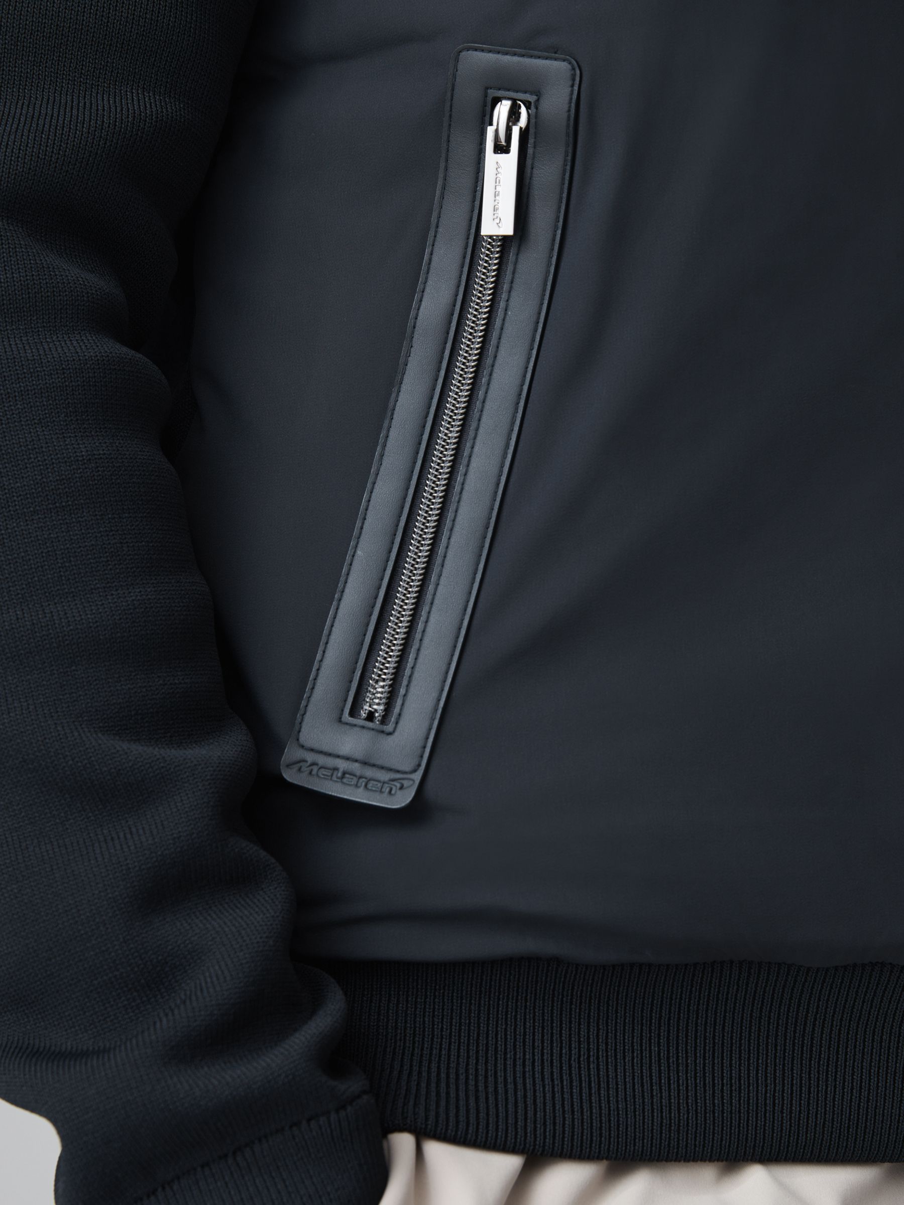McLaren F1 Hybrid Funnel Neck Jacket in Navy - Image 7 of 10