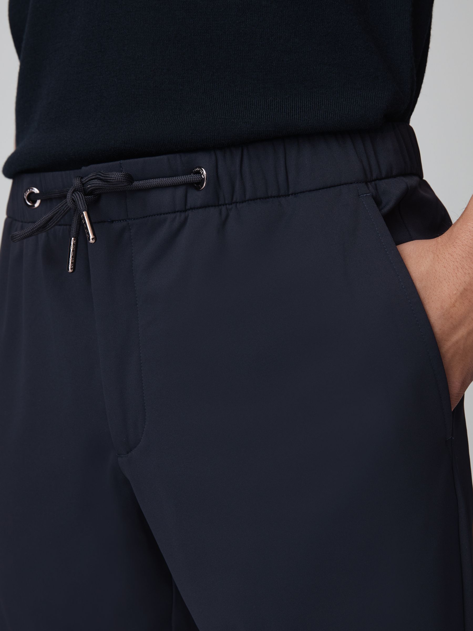McLaren F1 Technical Drawstring Trousers in Navy - Image 4 of 8