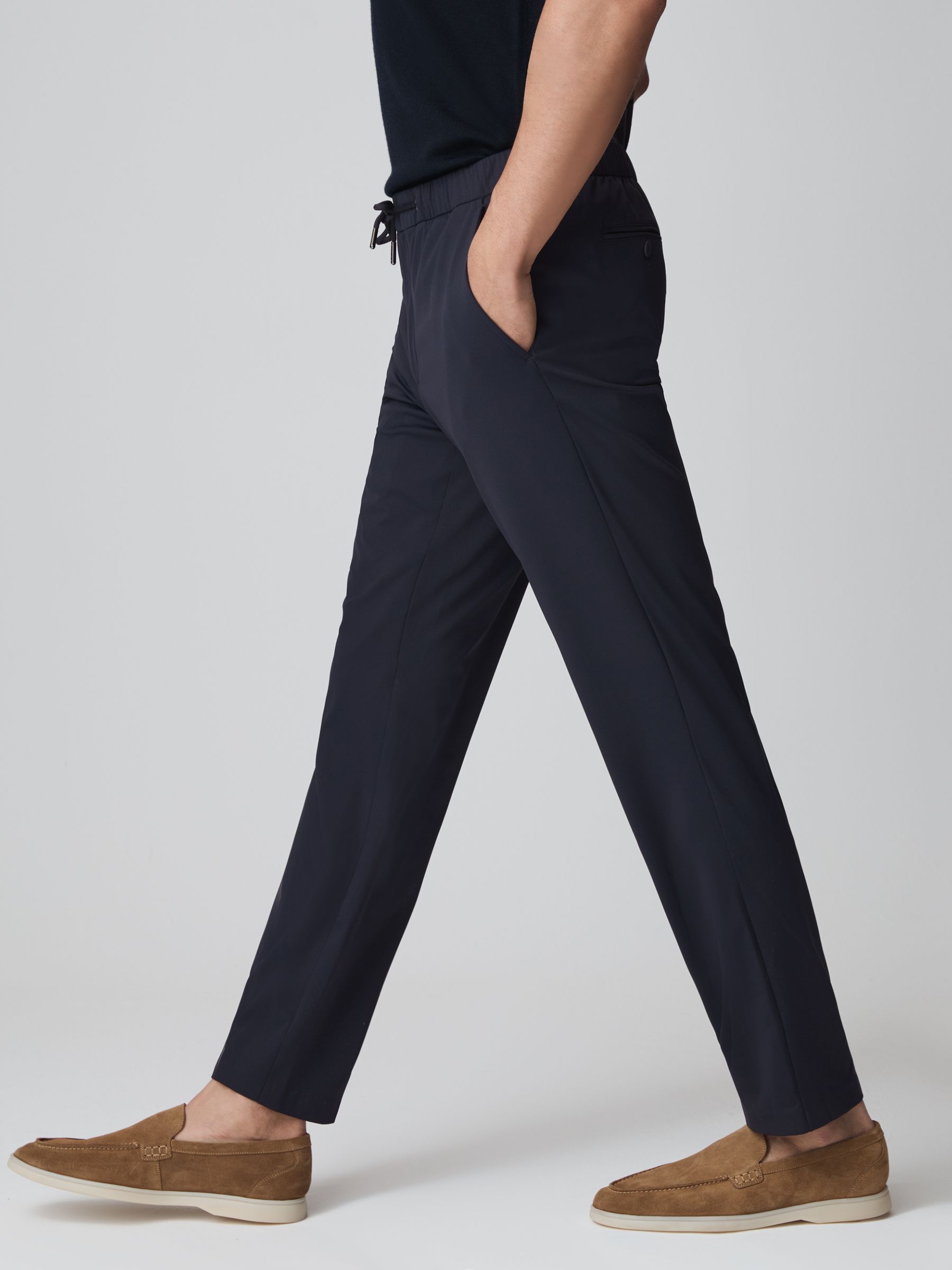 McLaren F1 Technical Drawstring Trousers in Navy - Image 6 of 8