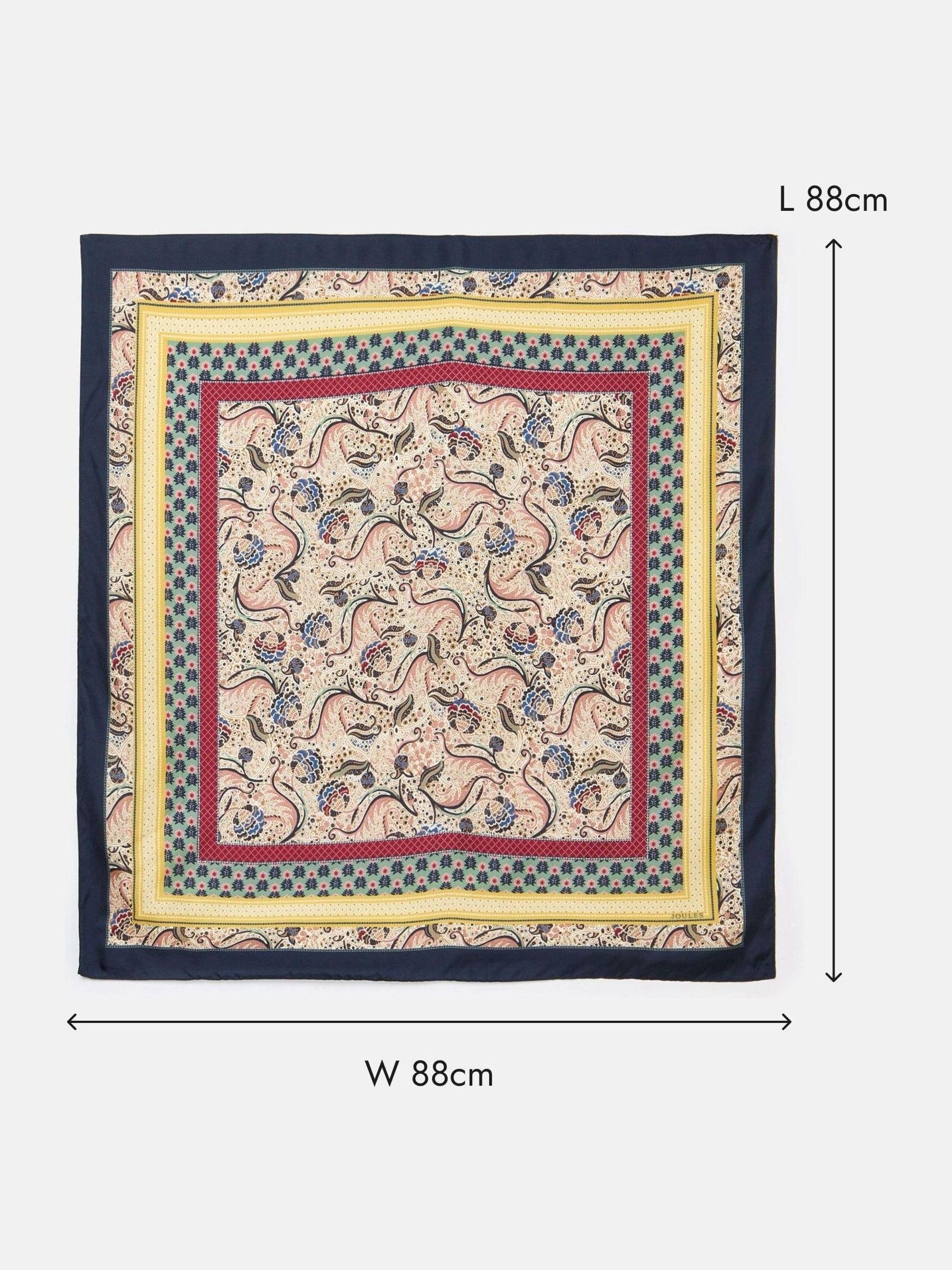 Bloomfield Multi Square Silk Scarf - Image 3 of 6
