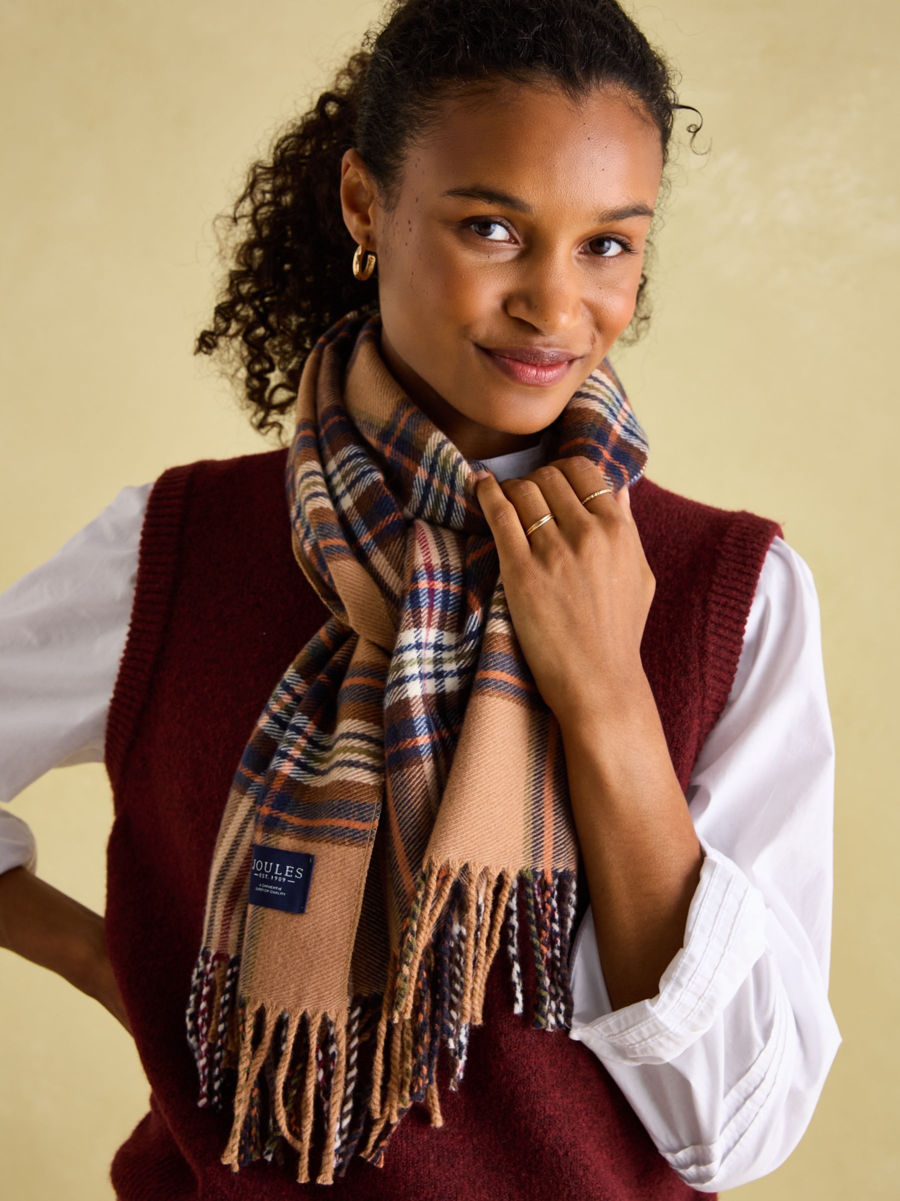 Langtree Rust Brown Scarf - Image 1 of 5