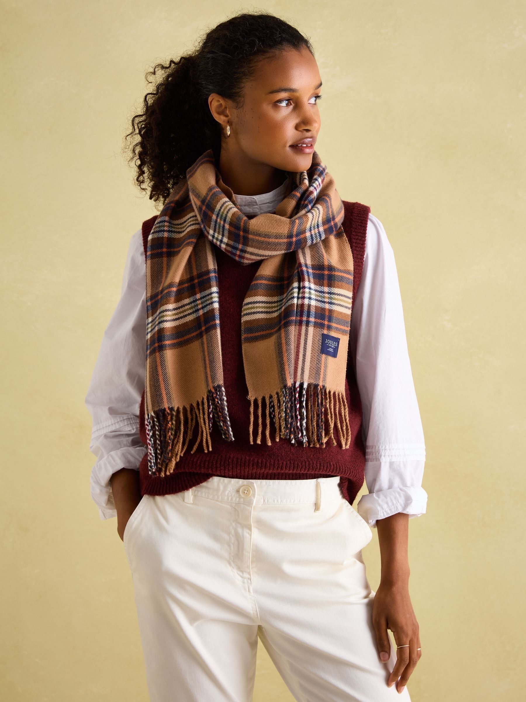 Langtree Rust Brown Scarf - Image 2 of 5