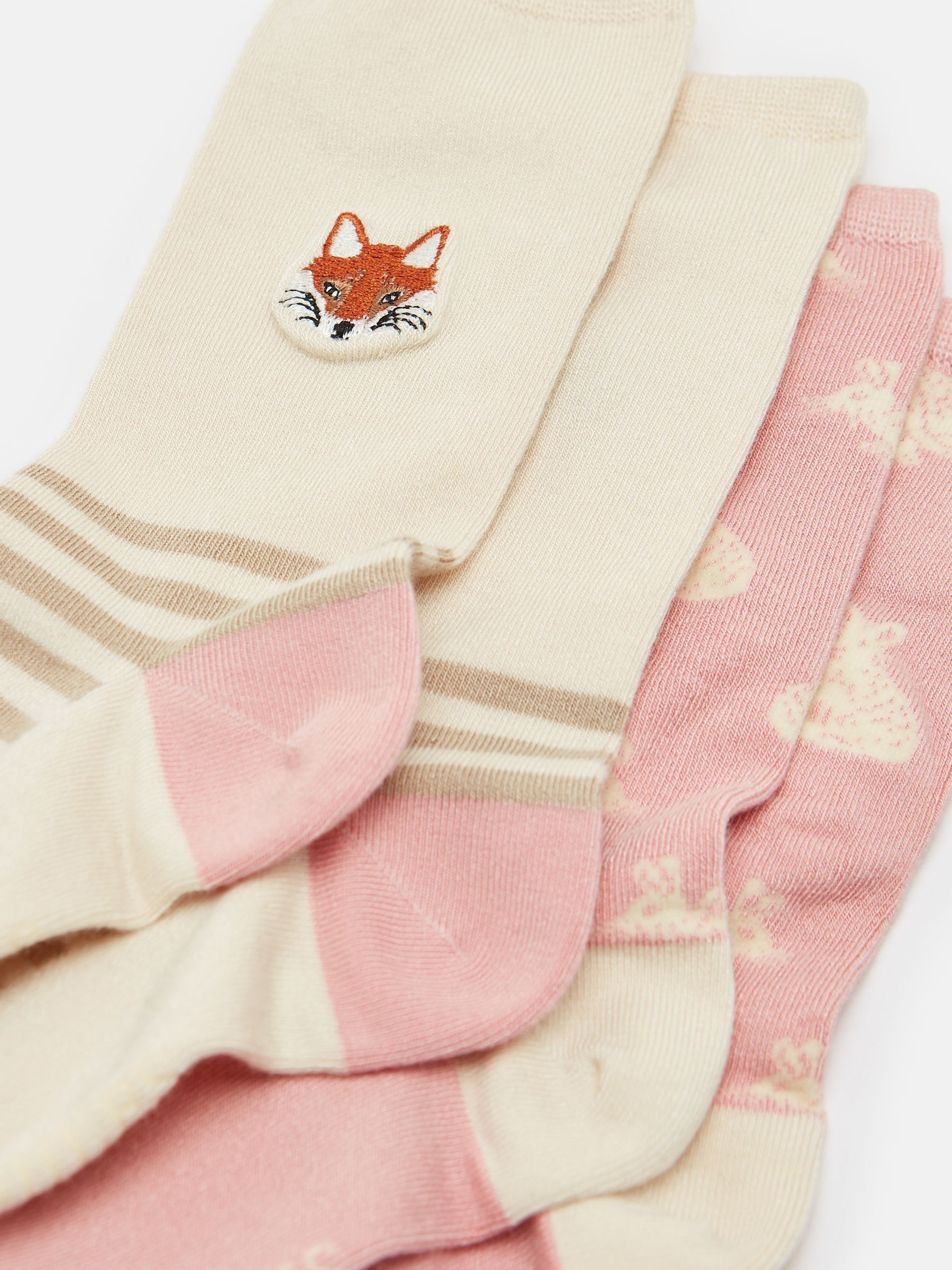 Women's Everyday Neutral/Blush 2 Pack Socks (size 4-8) - Image 3 of 3