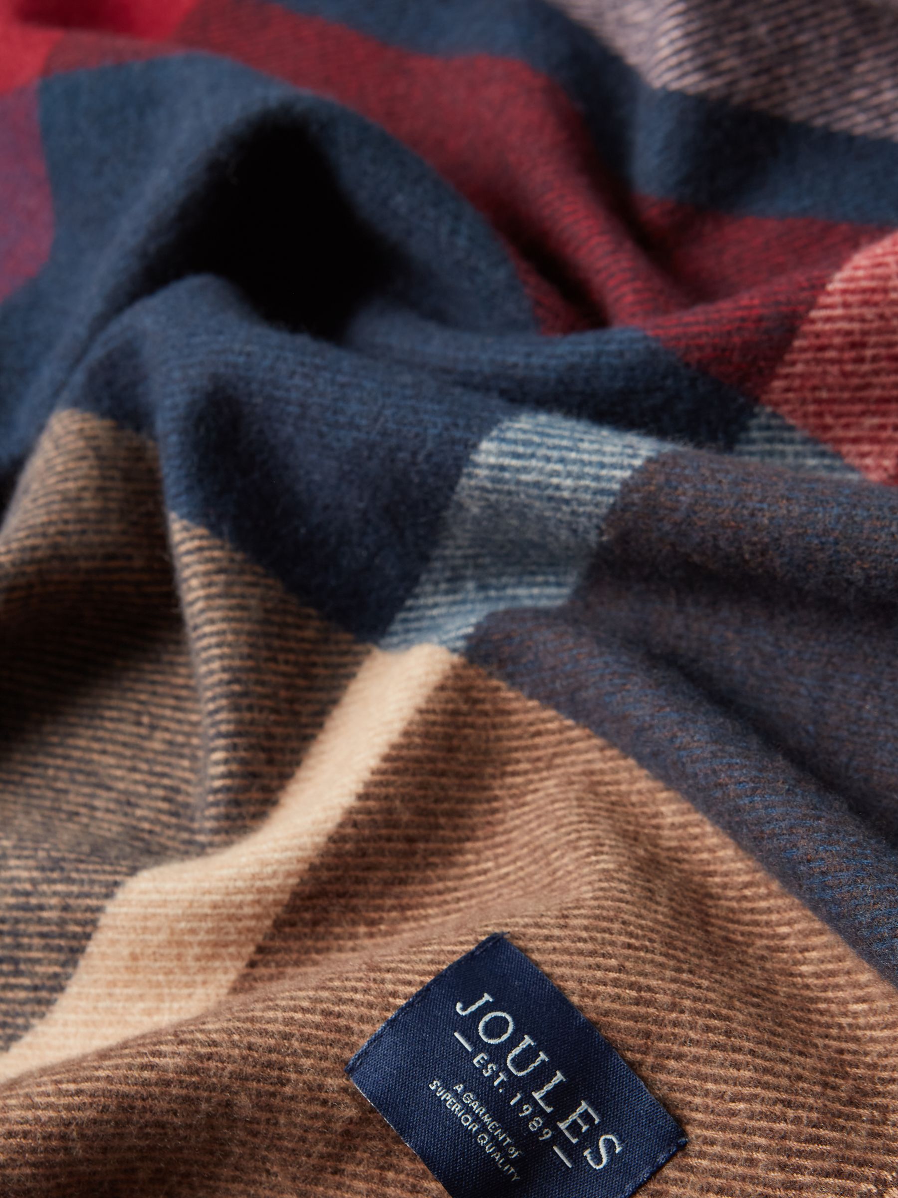 Bracewell Checked Blanket Scarf - Image 6 of 7