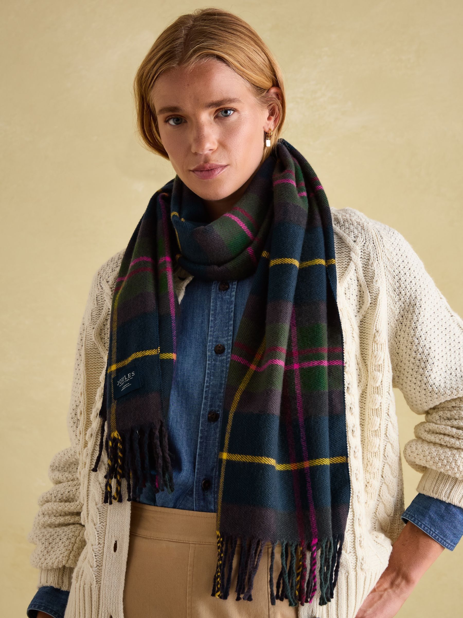 Langtree Navy Scarf - Image 1 of 6