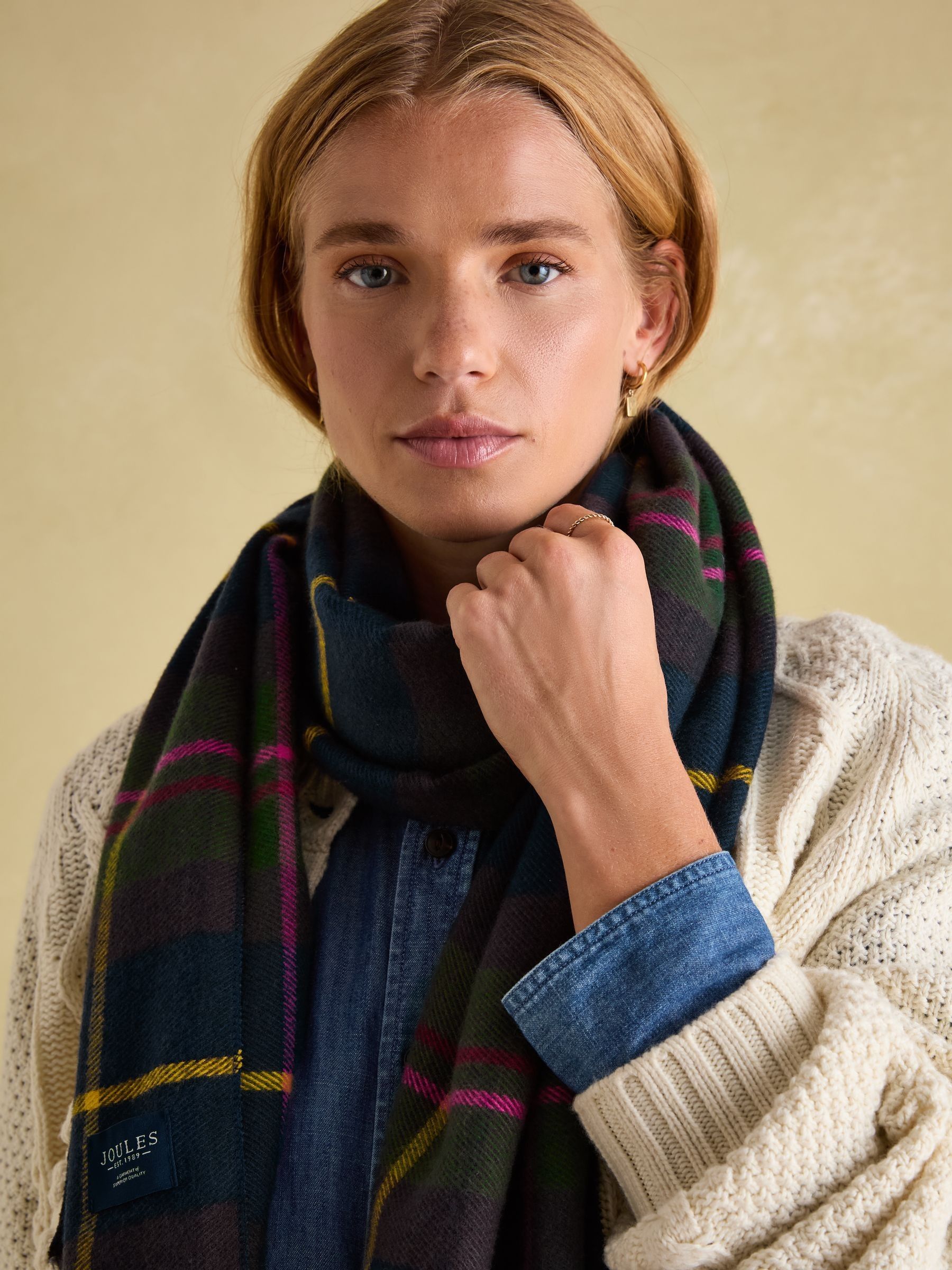 Langtree Navy Scarf - Image 2 of 6