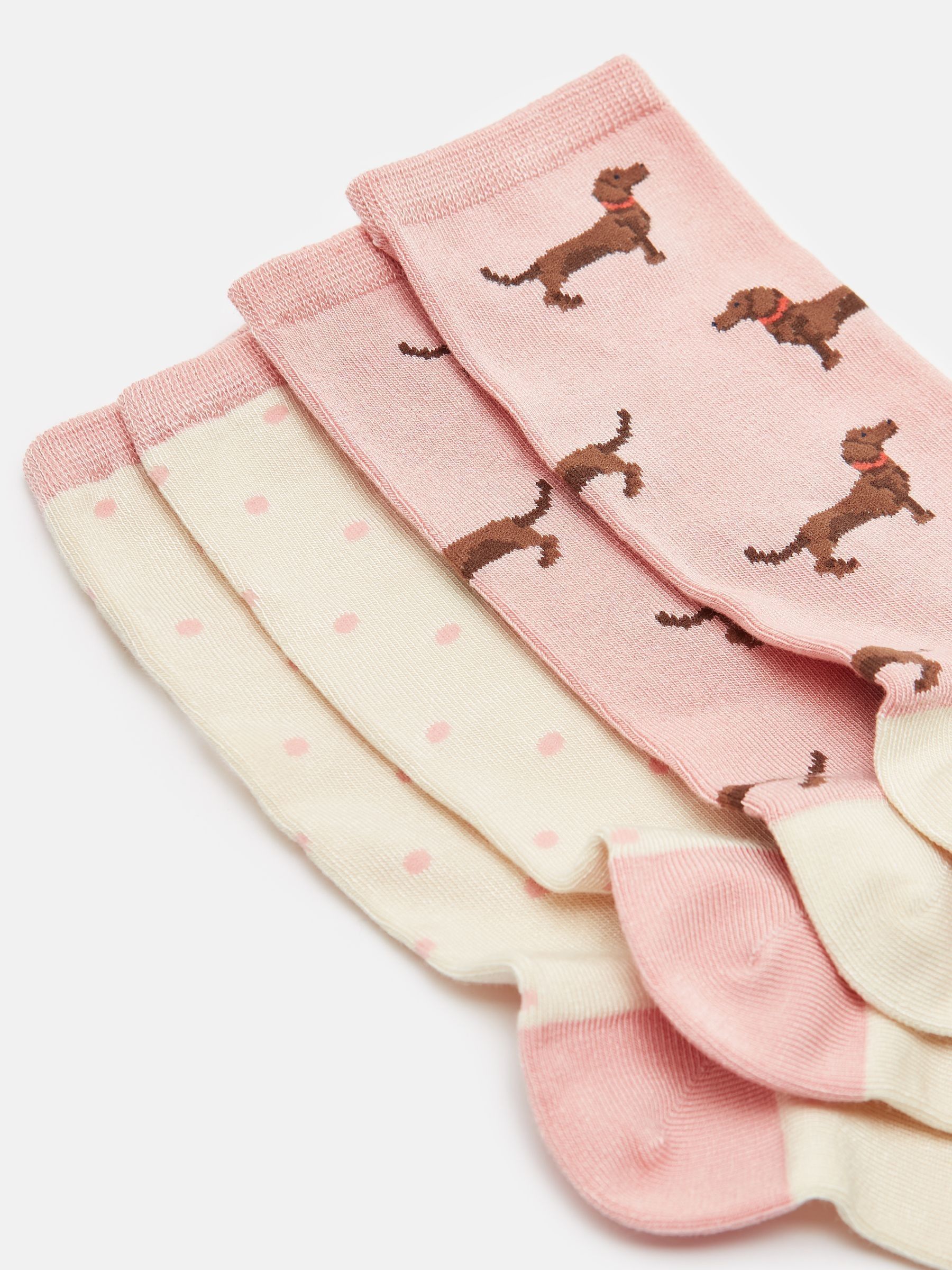 Women's Everyday Pink 2 Pack Socks - Image 2 of 3