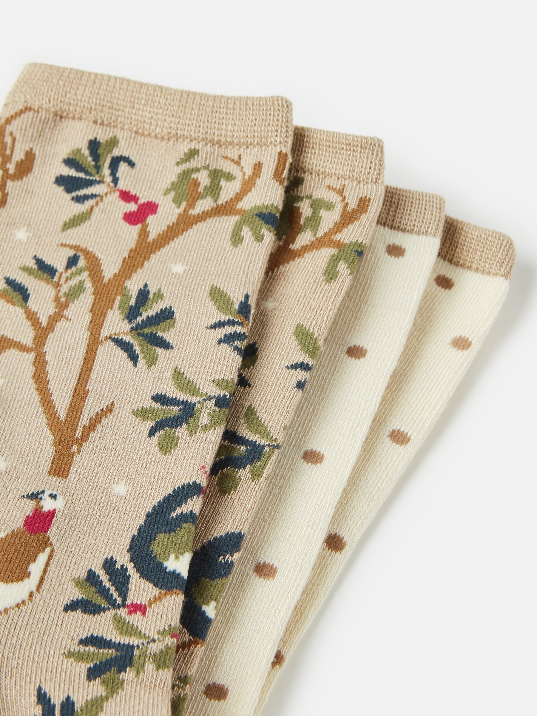 Women's Everyday Neutral/Tan 2 Pack Socks (size 4-8) - Image 3 of 3