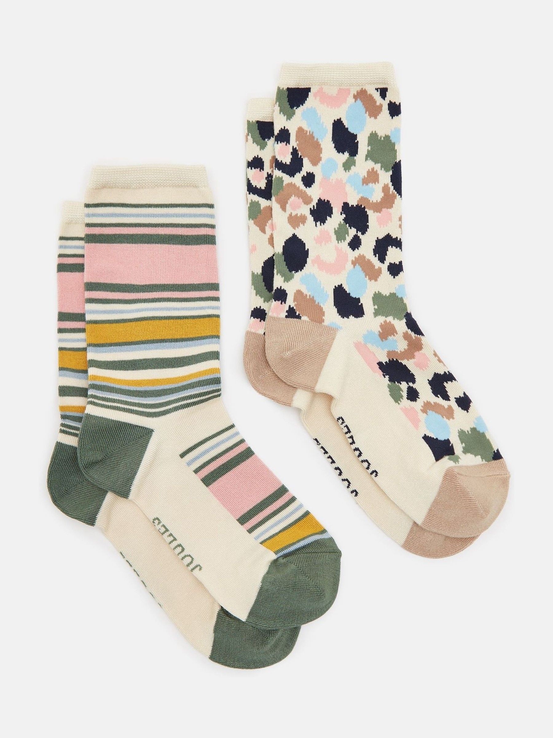 Women's Everyday Multi Animal 2 Pack Socks (size 4-8) - Image 1 of 3