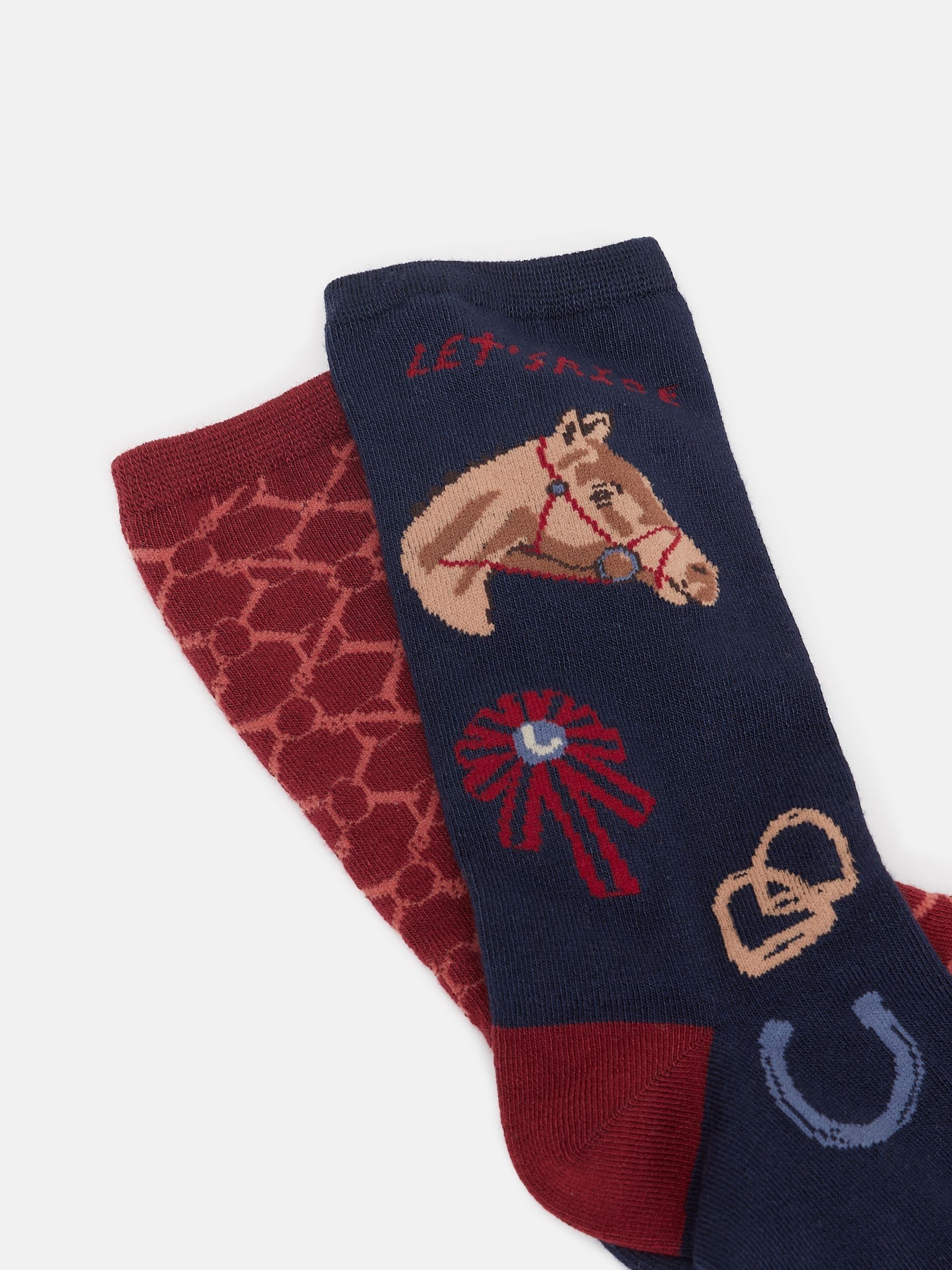 Women's Everyday Burgundy 2 Pack Socks (size 4-8) - Image 3 of 3