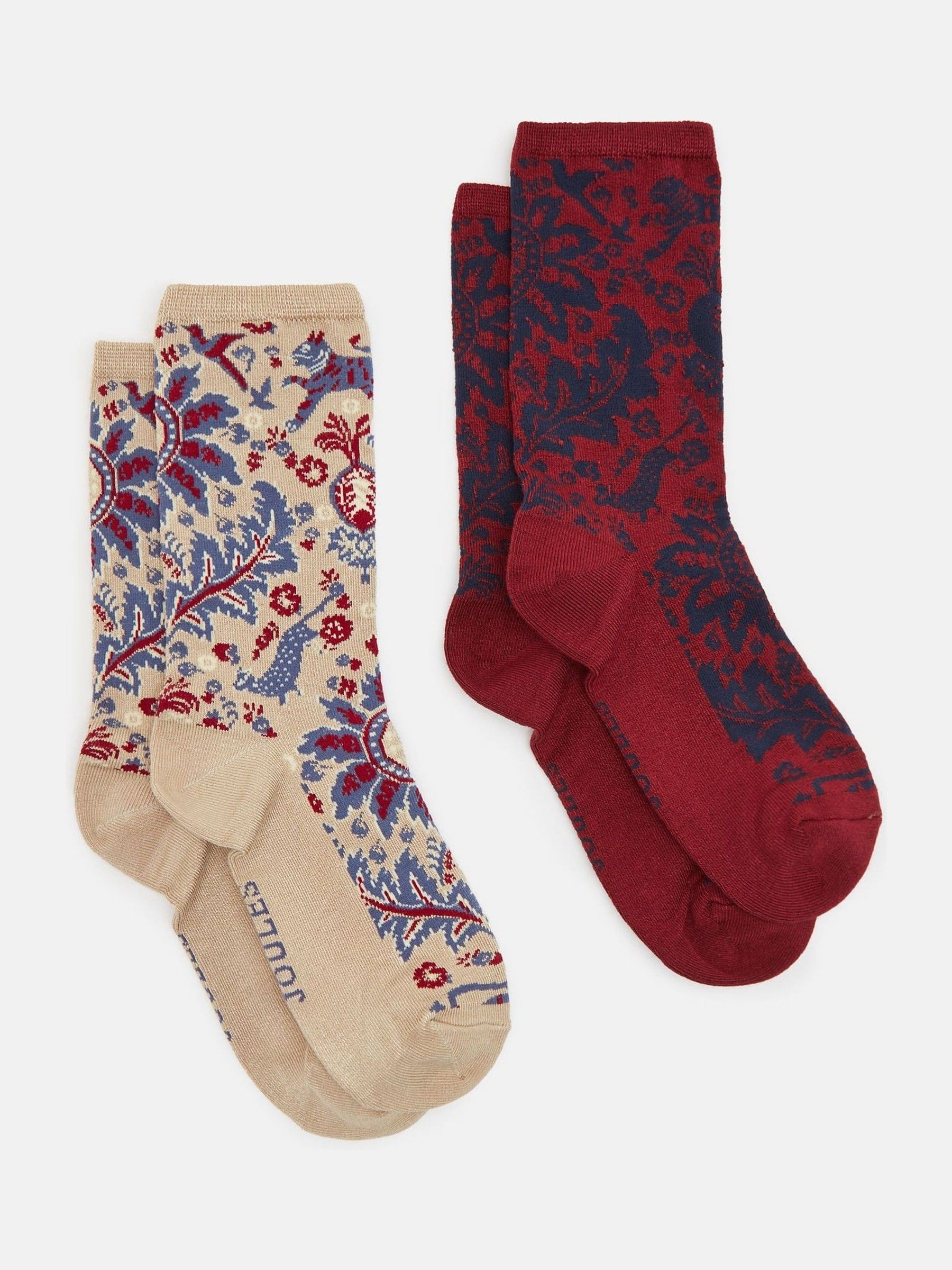 Women's Everyday Neutral/Navy 2 Pack Socks (size 4-8) - Image 1 of 3