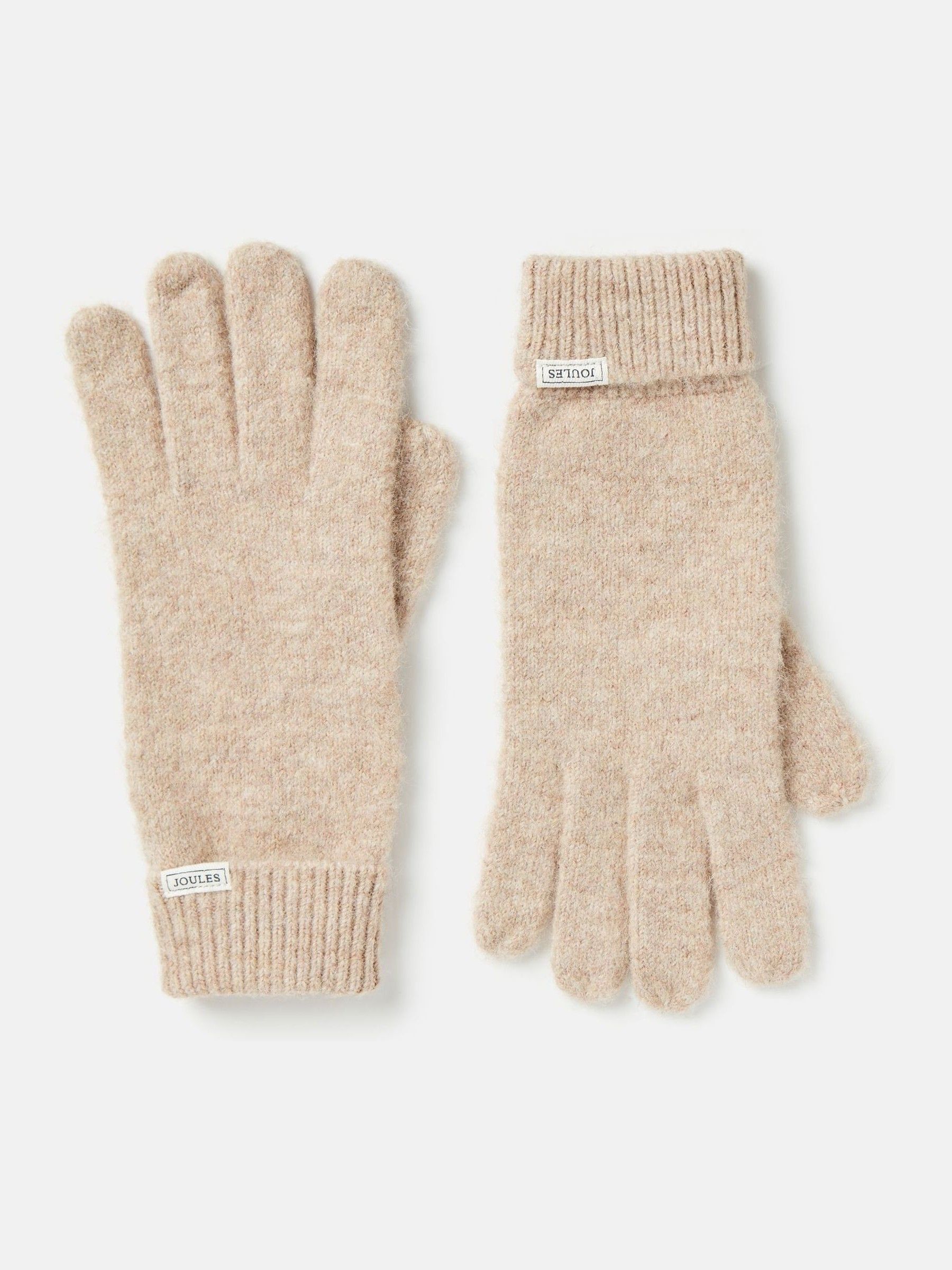 Caversham Oatmeal Knitted Gloves - Image 1 of 3