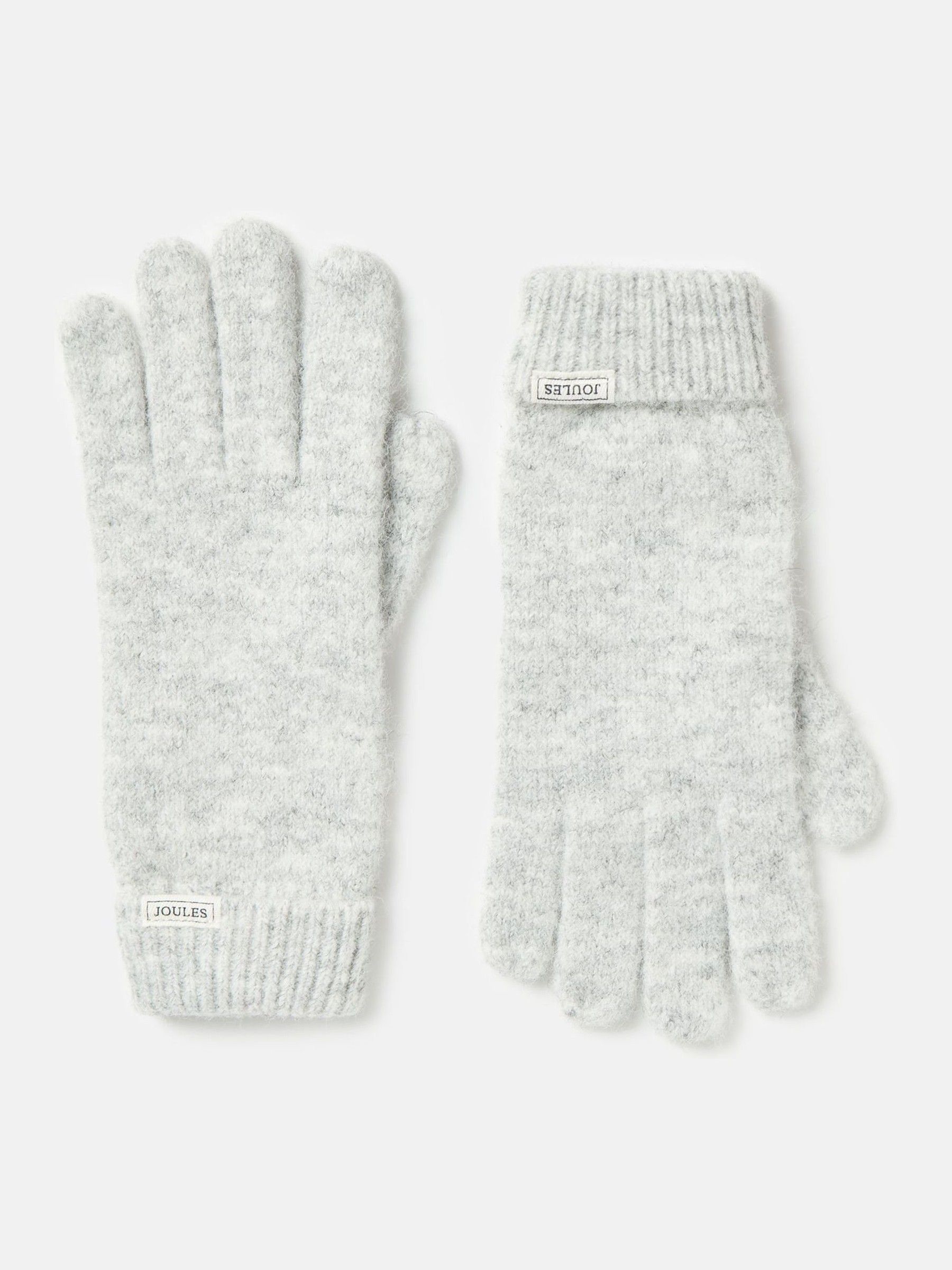 Grey Knitted Gloves - Image 1 of 3