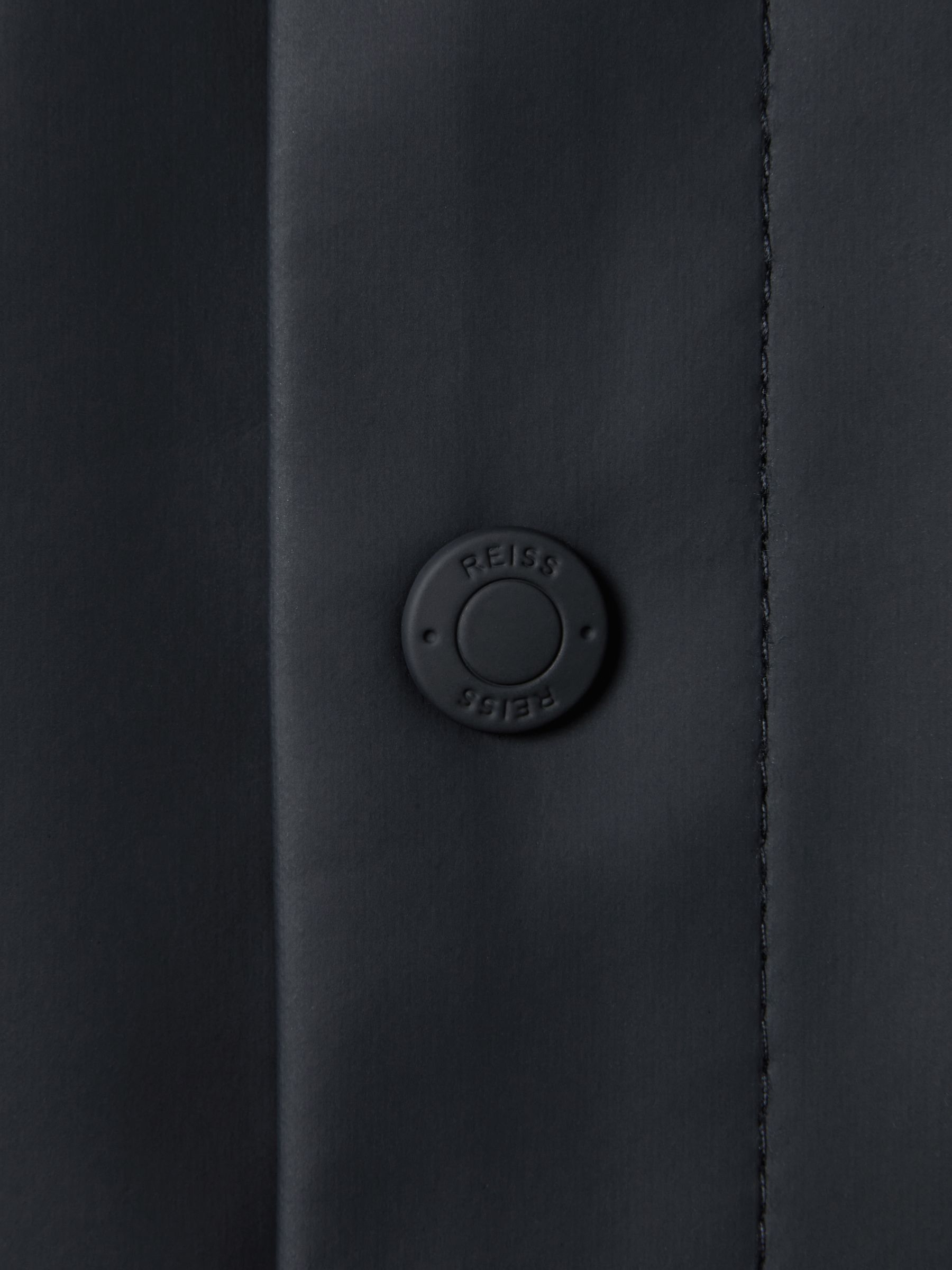 9-13 yrs Water Repellent Hooded Coat in Navy - Image 4 of 5