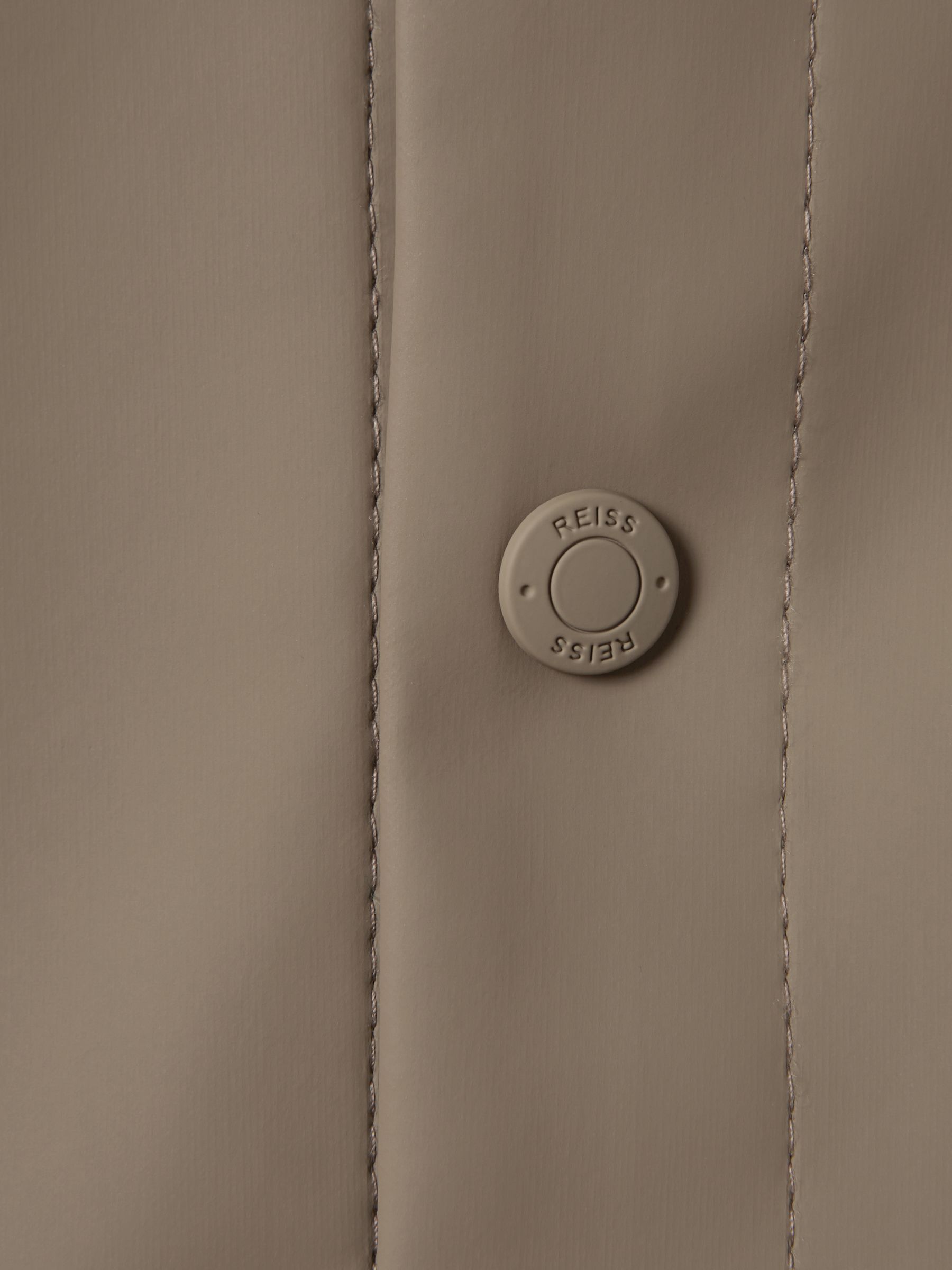 3-9 yrs Water Repellent Hooded Coat in Stone - Image 4 of 5