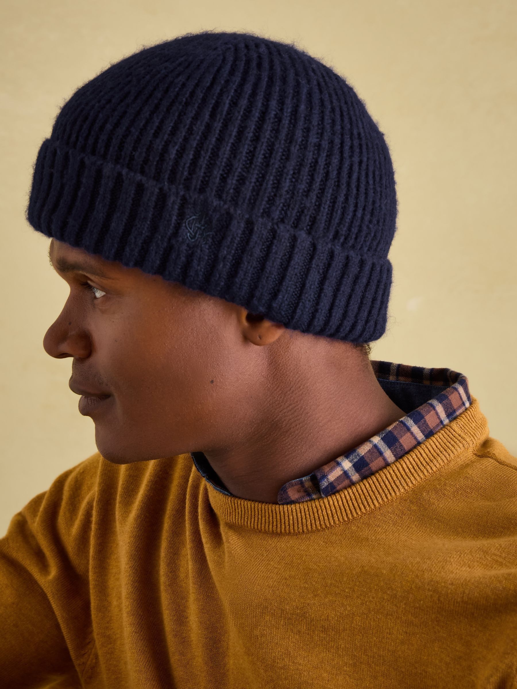 Berwick Navy Beanie Hat - Image 2 of 5