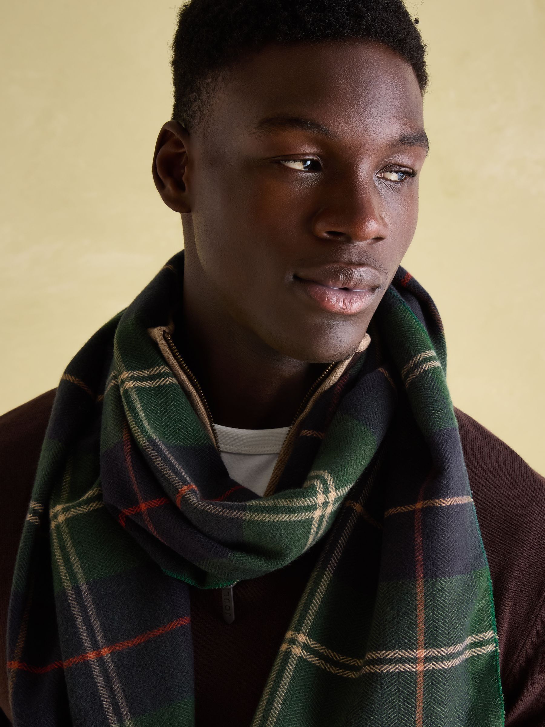 Langtree Green & Navy Scarf - Image 2 of 5