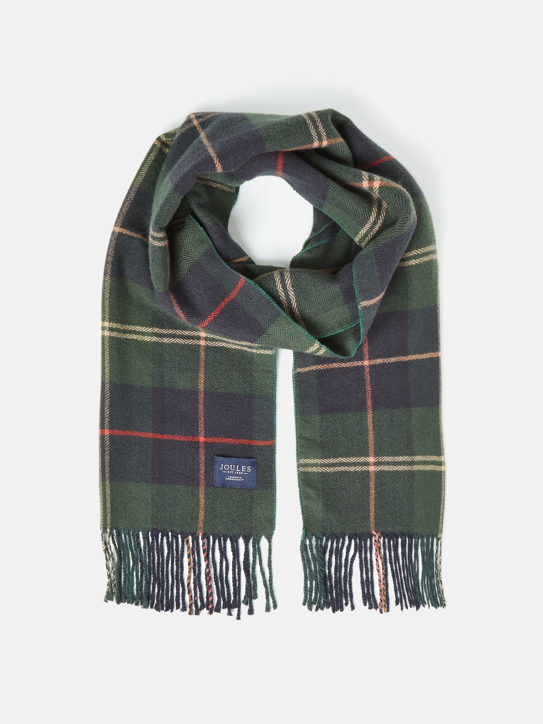 Langtree Green & Navy Scarf - Image 3 of 5