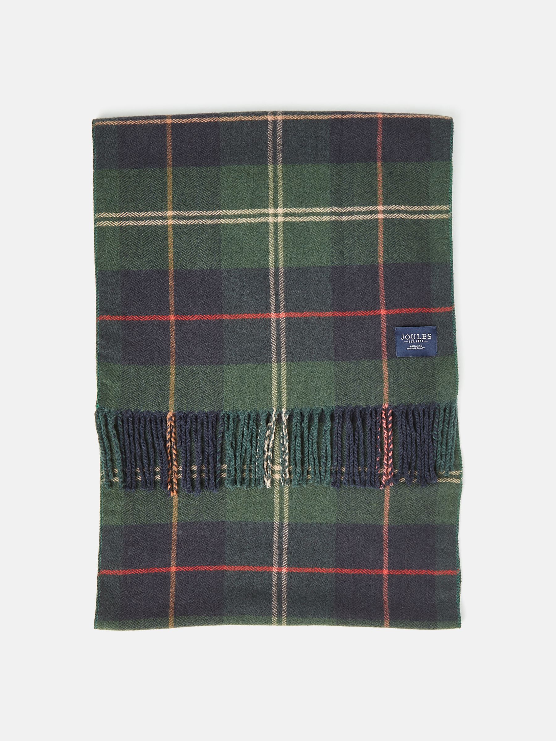Langtree Green & Navy Scarf - Image 5 of 5