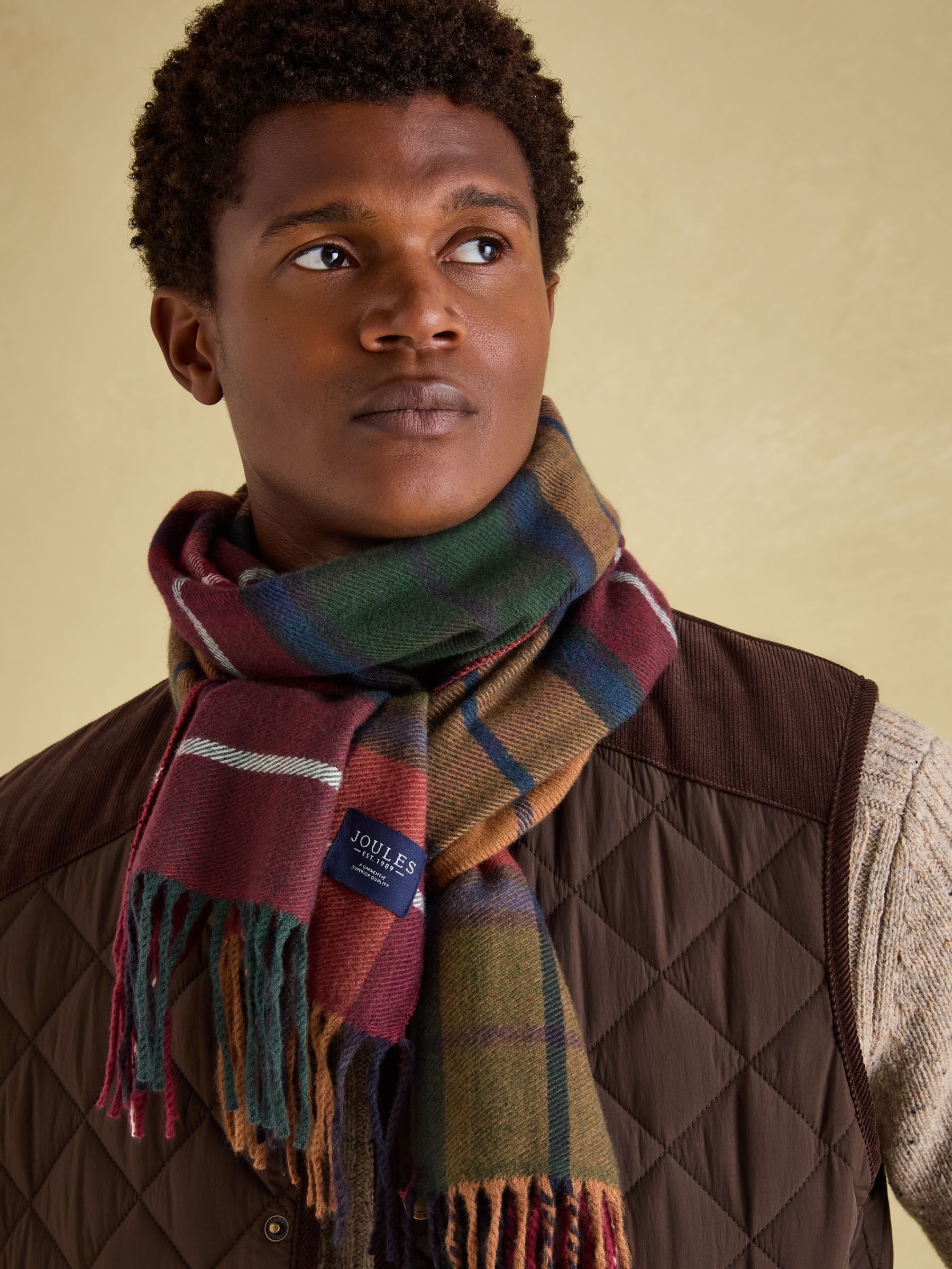 Langtree Red & Green Scarf - Image 2 of 7