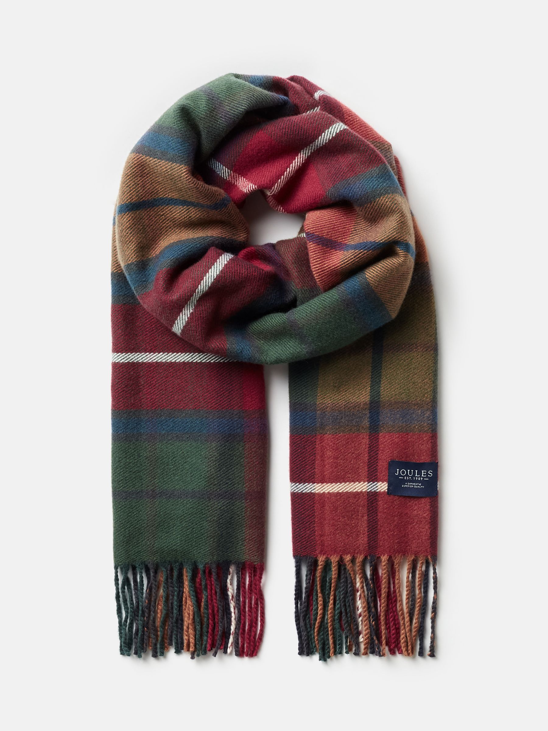 Langtree Red & Green Scarf - Image 5 of 7