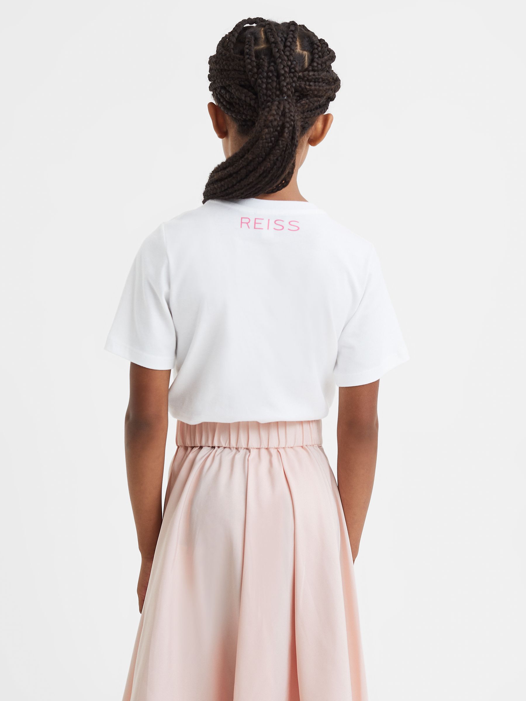 13-14 yrs Cotton Print T-Shirt in White - Image 5 of 6